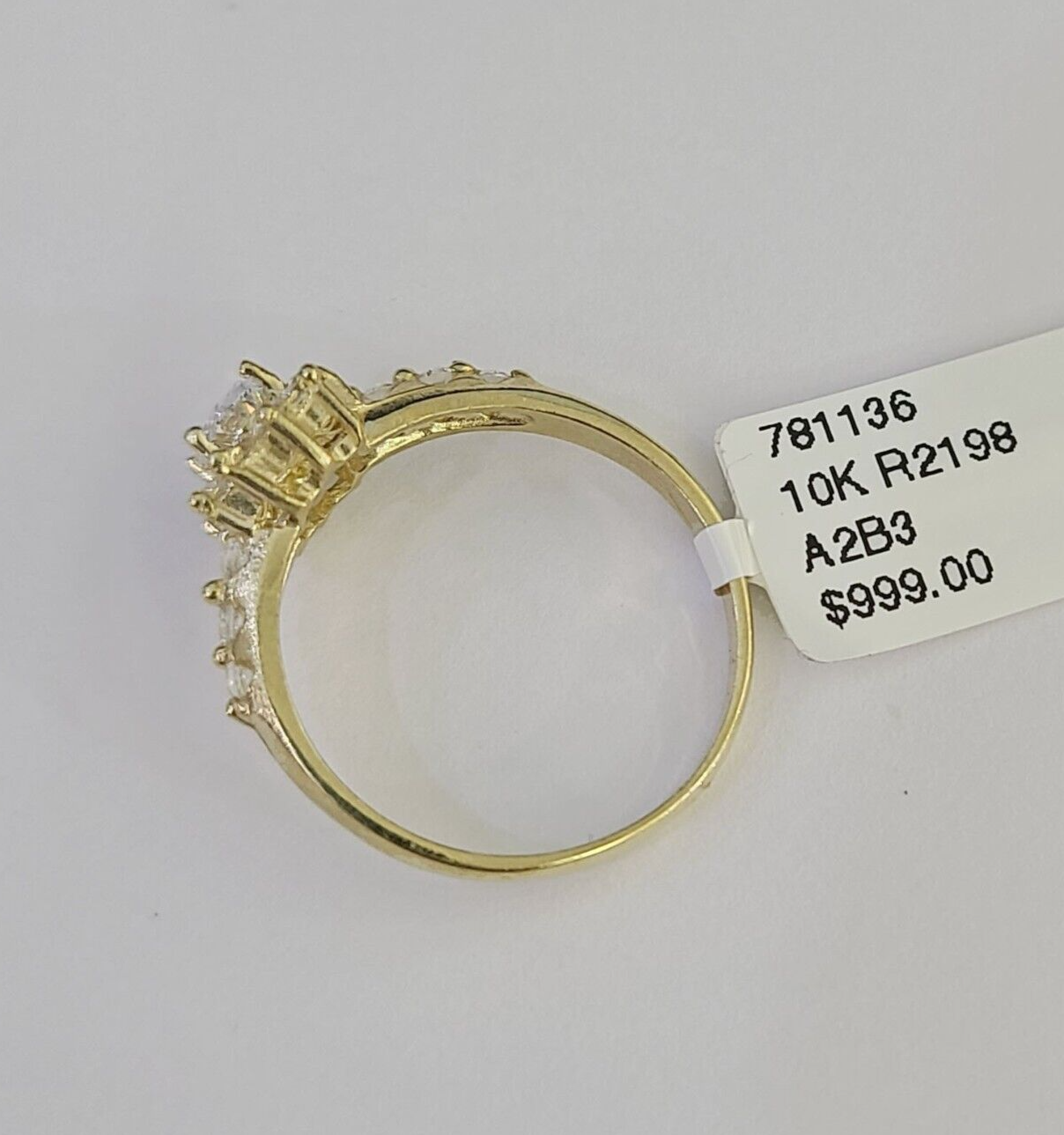 Real 10k Yellow Gold Ring Wedding Engagement Casual 10Kt Genuine All Sizes