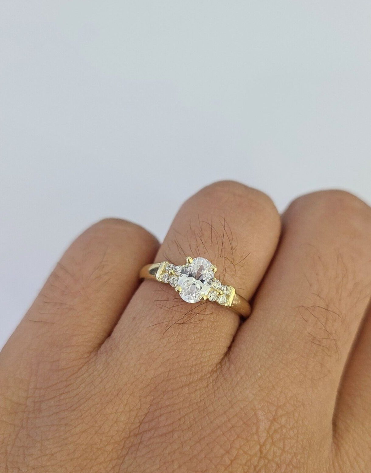 Real 10k Yellow Gold Ring Wedding Engagement Casual 10Kt Genuine All Sizes