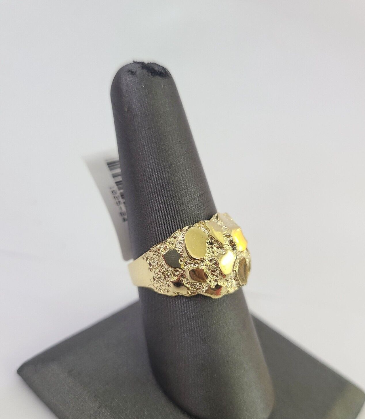 Real 10k Nugget Ring Yellow Gold Casual Ring 10kt Genuine All Sizes