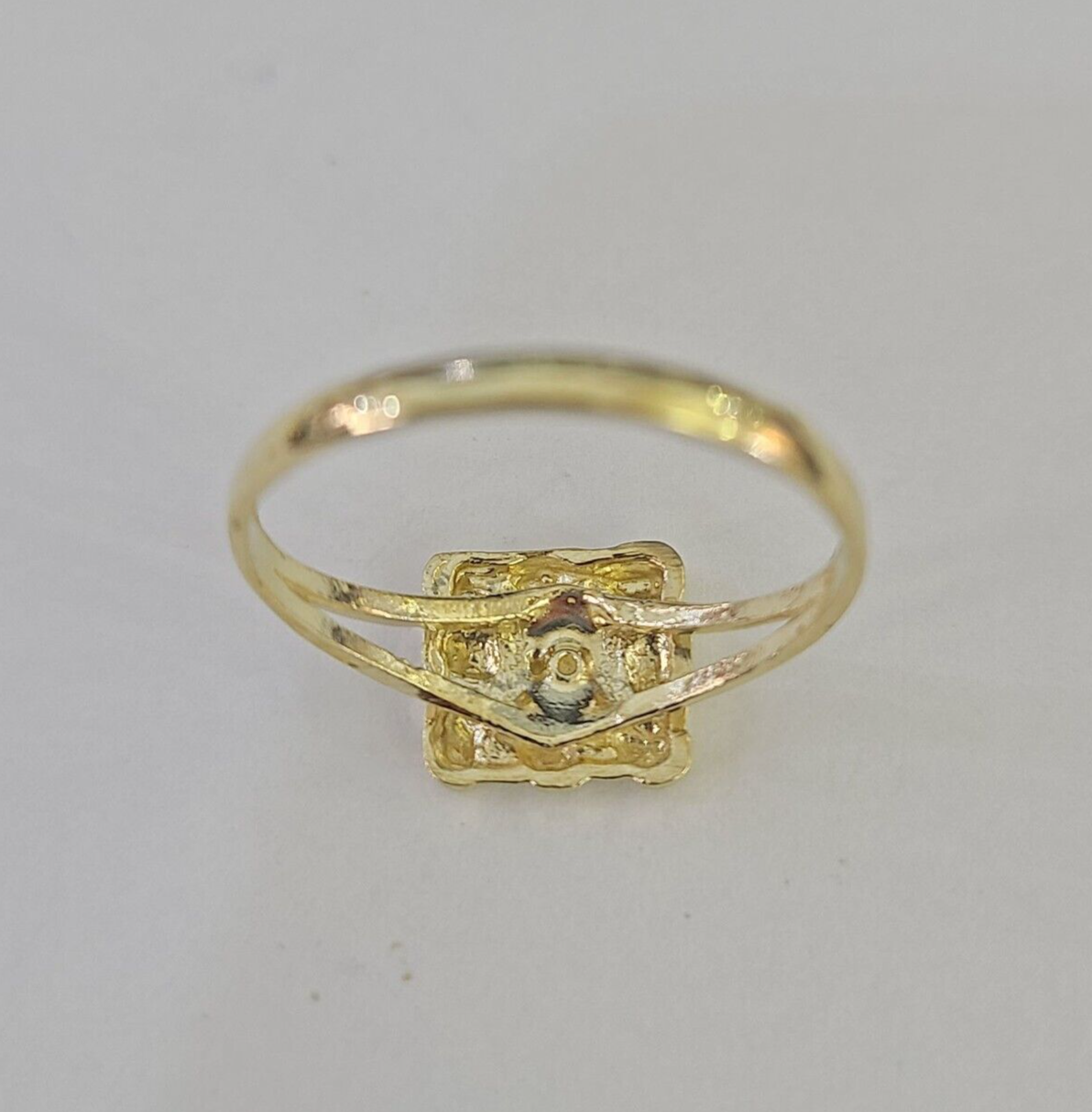 Real 10k Nugget Ring Band Wedding Engagement Women Yellow Gold All Sizes