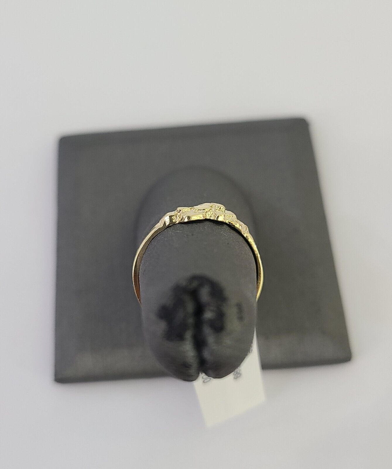 Real 10k Nugget Ring Yellow Gold Casual Ring 10kt Genuine All Sizes