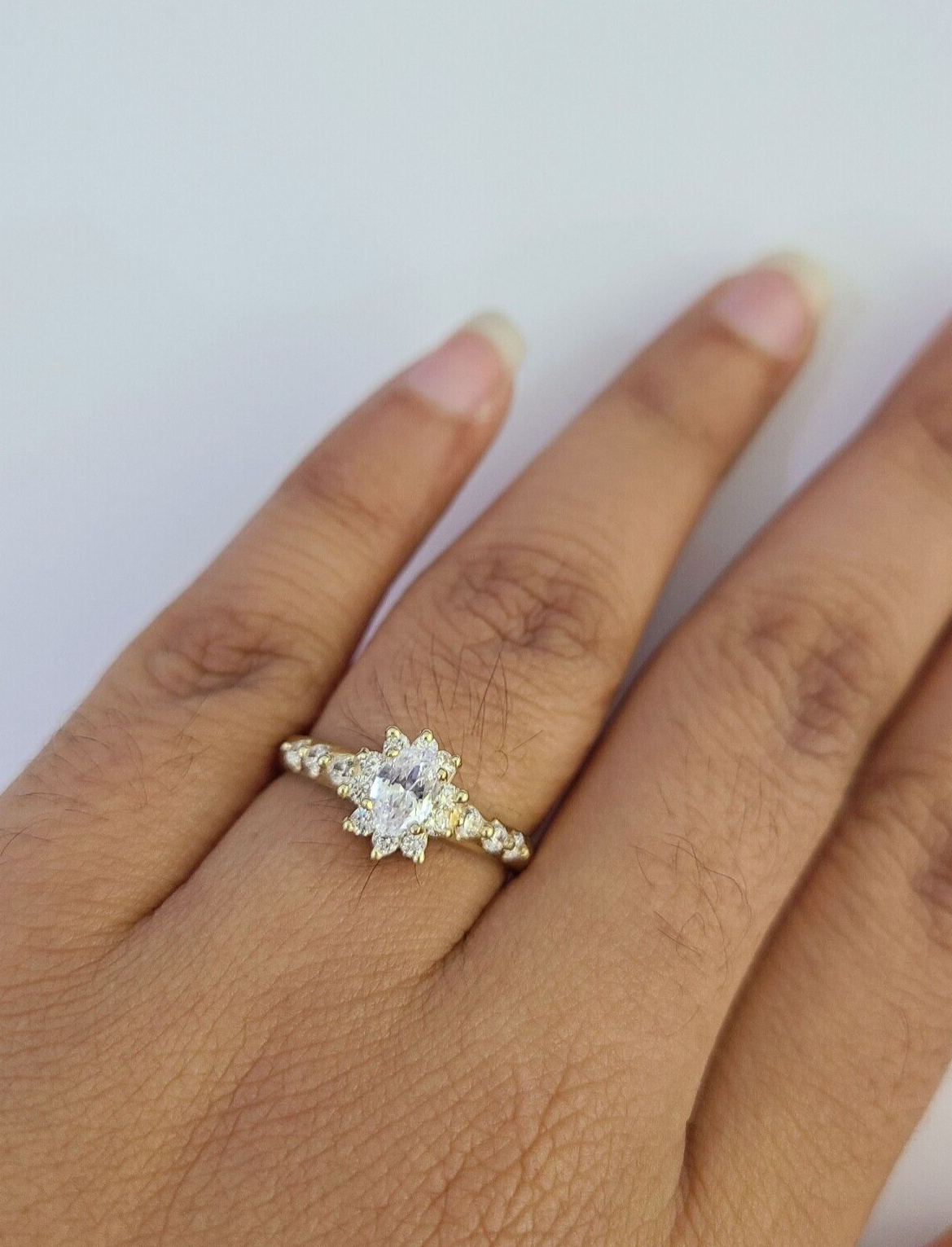 Real 10k Yellow Gold Ring Wedding Engagement Casual 10Kt Genuine All Sizes