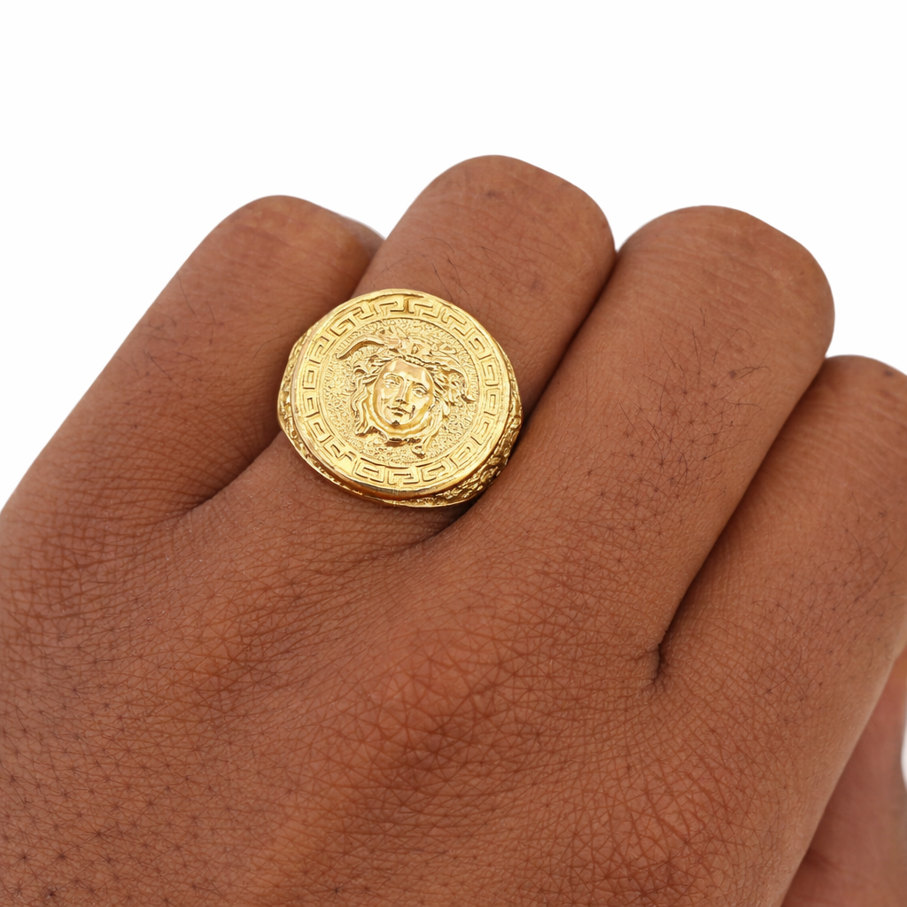 Real 10k Yellow Gold Men's Ring Band Genuine 10kt New All Sizes