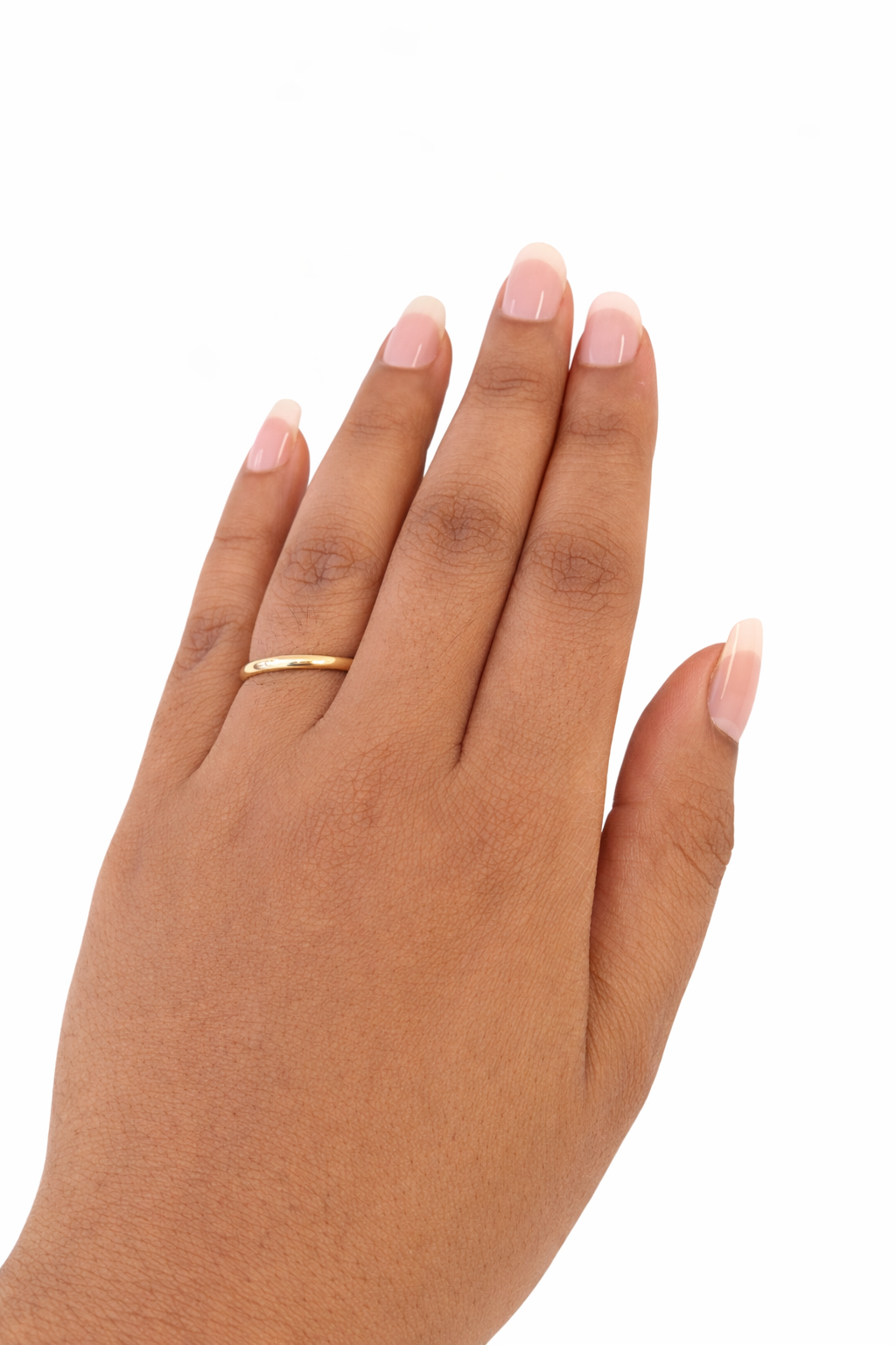 Real 14K Yellow Gold 2mm Wedding Band Ring Size 6 Genuine 14Kt Women