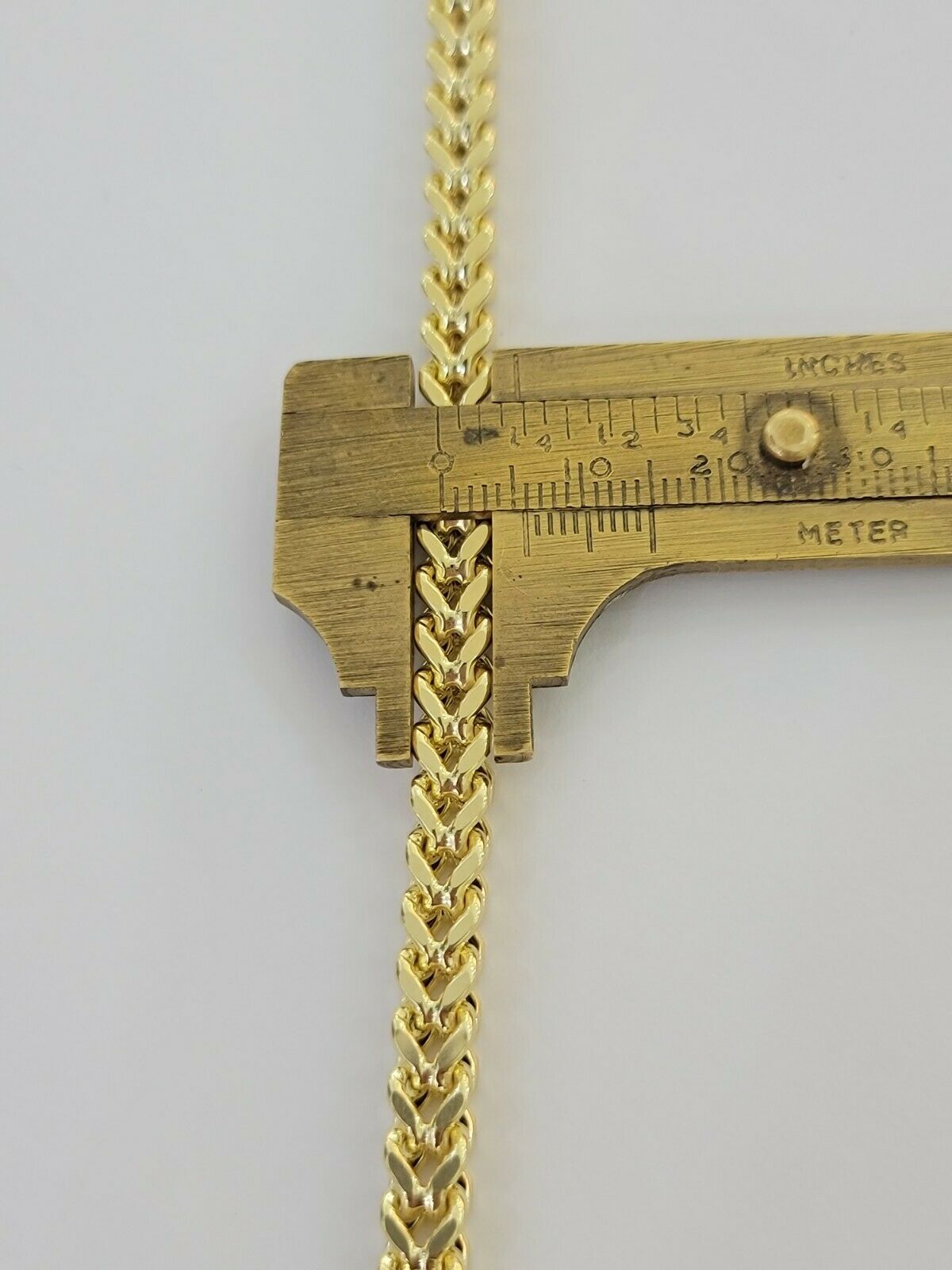 Men's 10k Gold Franco Bracelet 8" 6mm 10kt Yellow Gold Authentic 10kt MEN STRONG - GoldenlinQ