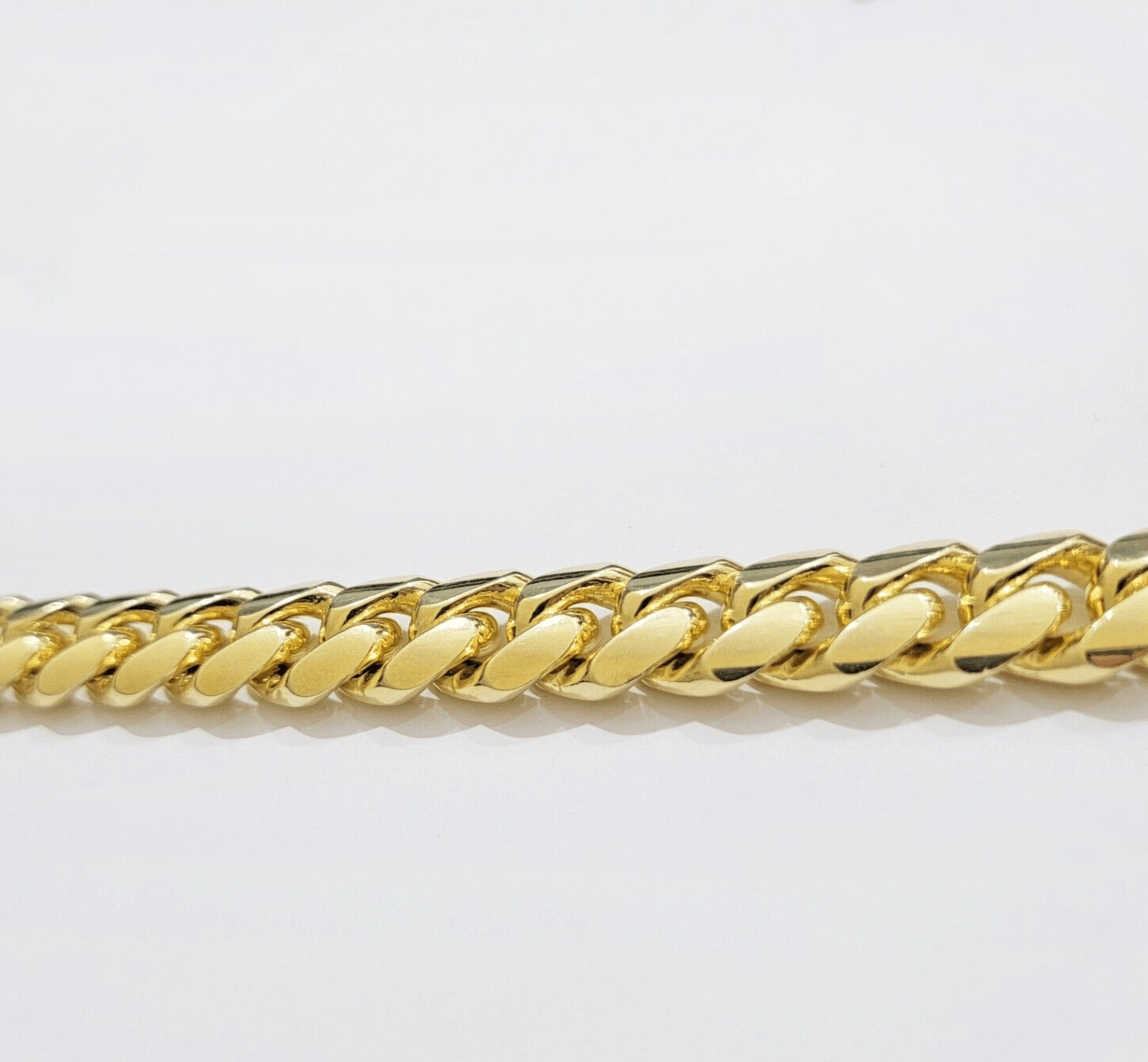 Mens 14k Gold Bracelet Solid Miami Cuban Link 13mm 9.5 Inch Real 14kt Heavy - GoldenLinQ