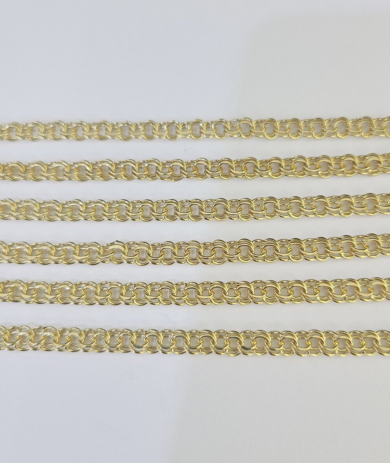 Real 10k Chino ID Chain Necklace Yellow Gold 4mm 16" 18" 20" 22" Genuine - GoldenlinQ