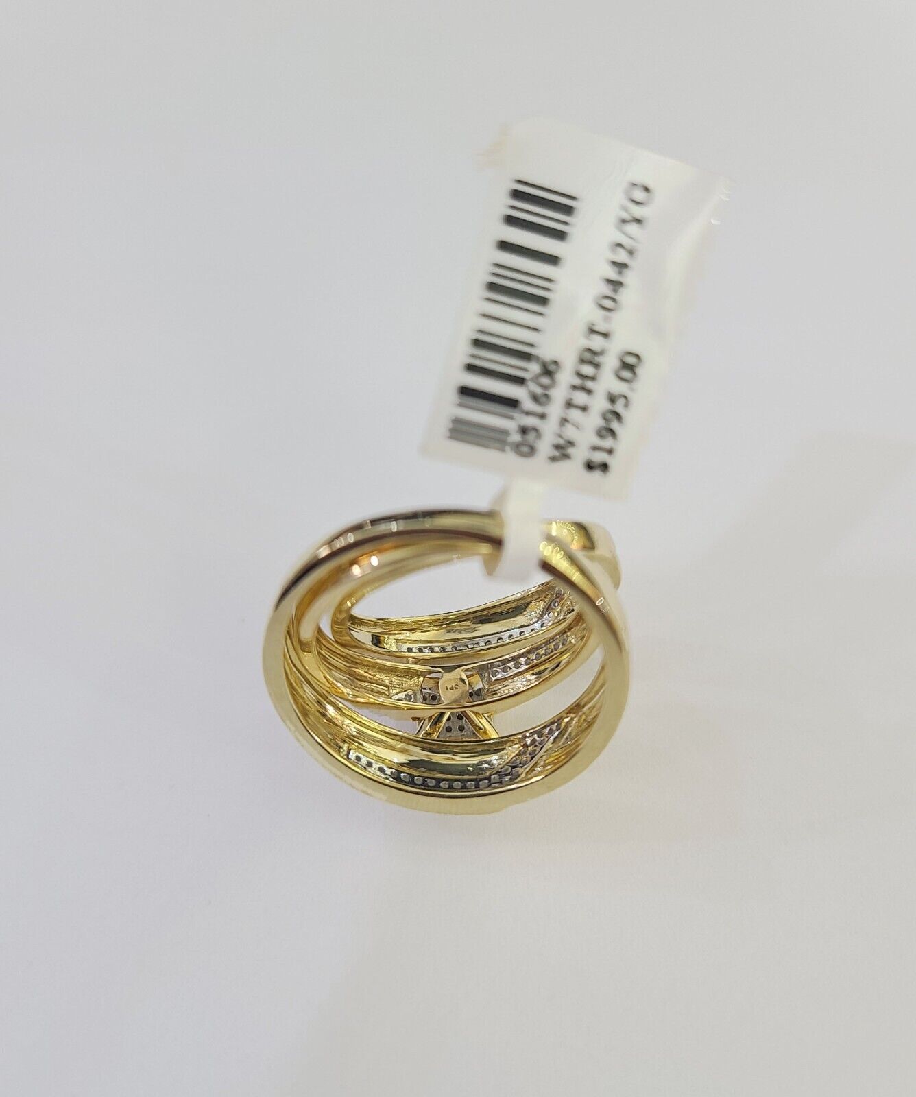 REAL 10k Diamond Ring Yellow Gold Ladies Men Trio SET Wedding Engagement Genuine - GoldenlinQ