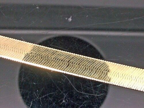 Real 10k Gold 20" Inch 7mm Herringbone Necklace chain Men Women - GoldenlinQ