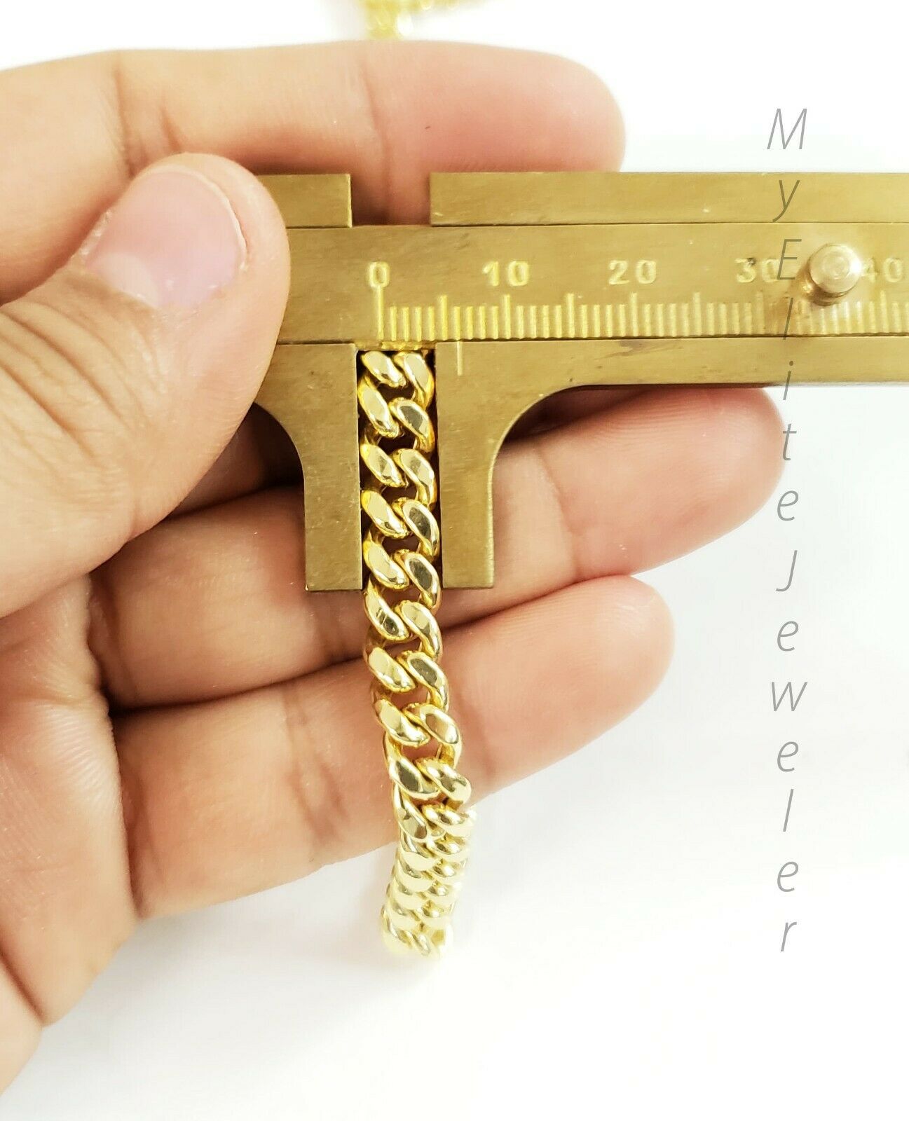 REAL 10K Gold 6mm Miami Cuban Chain Necklace 24" Link Box Lock 10kt Yellow Gold - GoldenlinQ