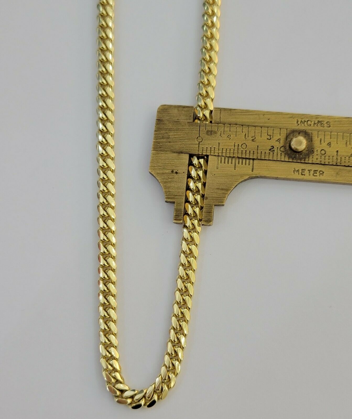 Real 10k Gold Chain Miami Cuban Link 5MM Necklace 18" - 24" SOLID 10kt Men Women - GoldenlinQ