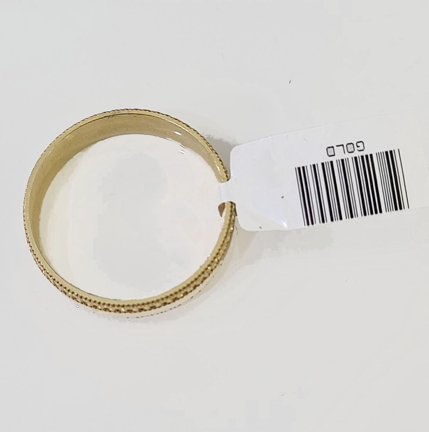 Real 10k gold circular sizable ring ,10kt yellow size 11 Casual Circle Band Men - GoldenlinQ