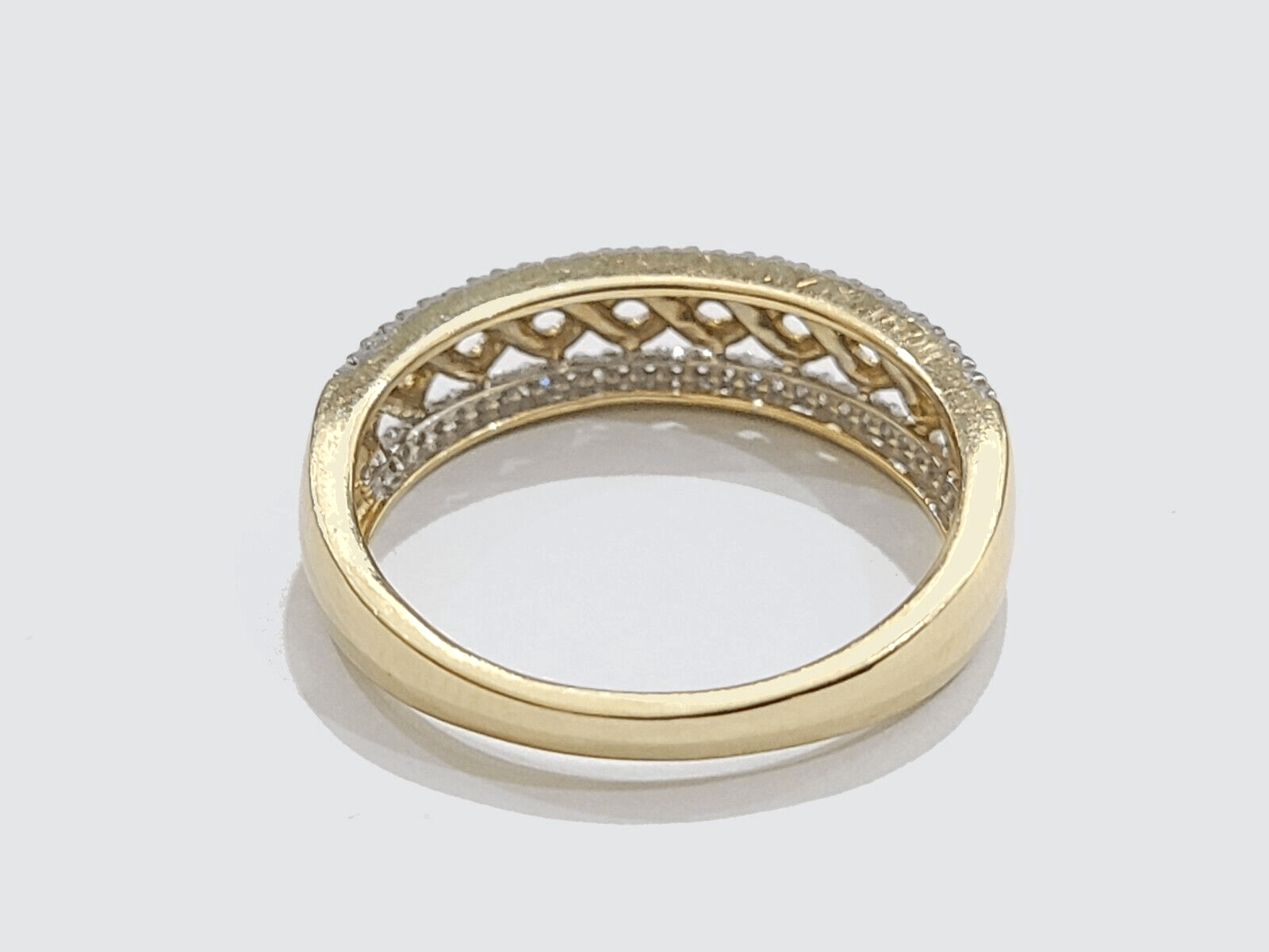 Real 10k Gold Men's Ring size 10.5 10kt Yellow gold, Wedding Band Diamond - GoldenlinQ