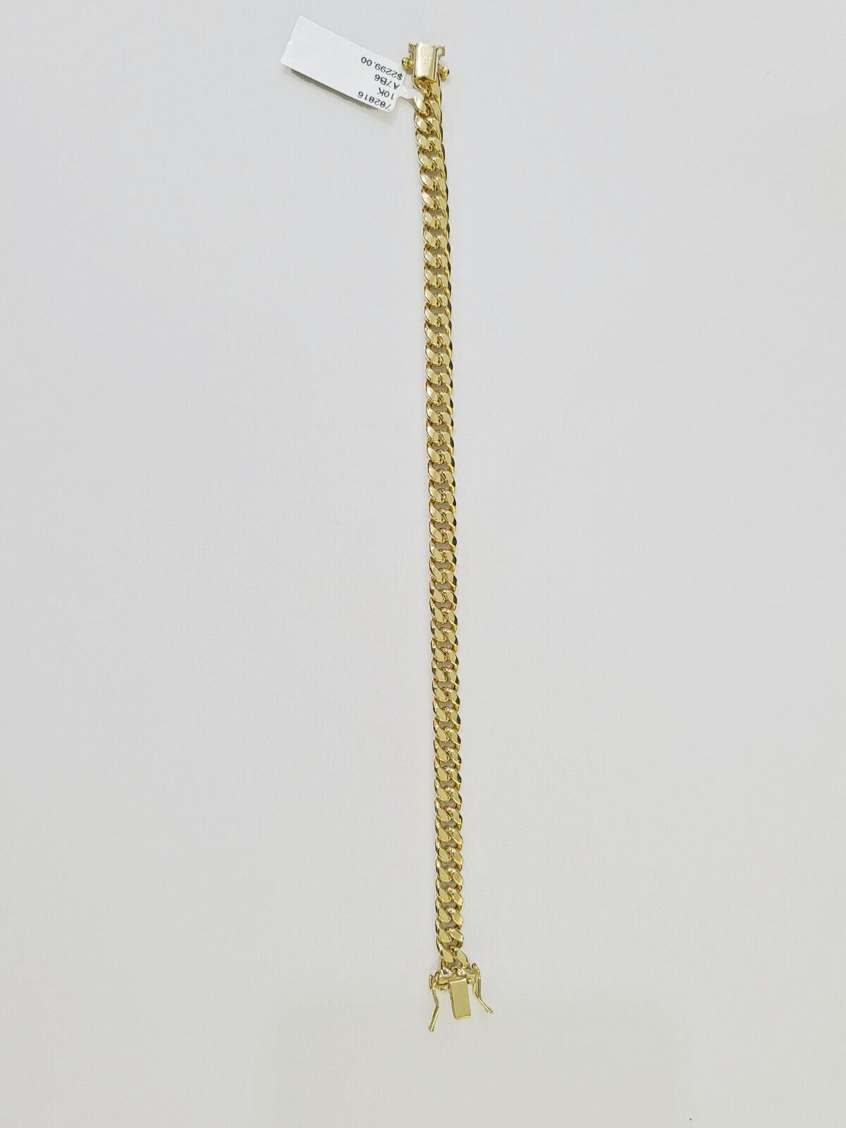 Real 10k Gold Miami Cuban link Bracelet 6mm 7" 7.5" 8" 8.5" 9" 10kt Yellow Gold - GoldenlinQ