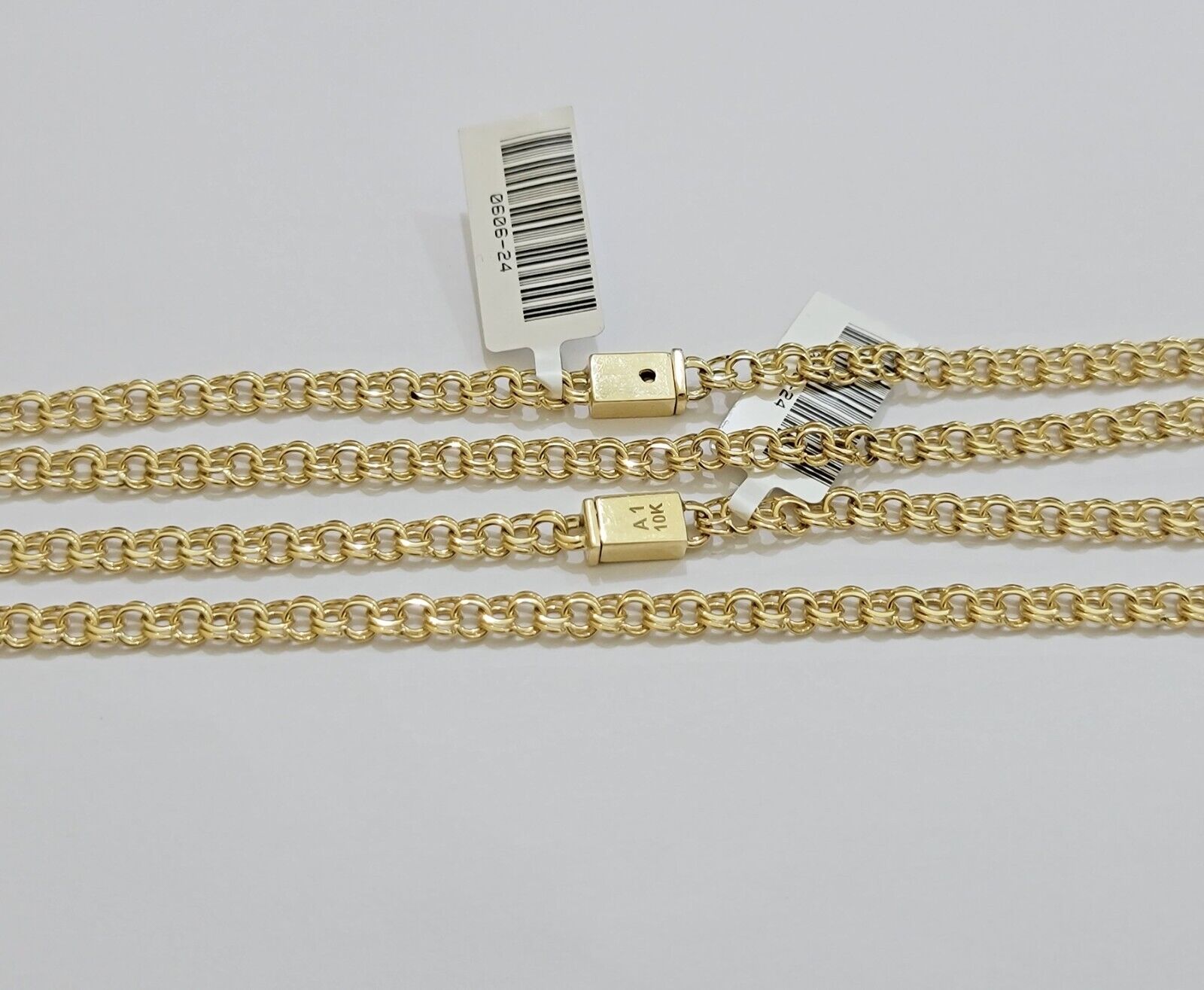 Real 10k Gold Necklace Chain Chino Link 5mm SOLID 16 - 24 Inch Men Women Kids - GoldenlinQ