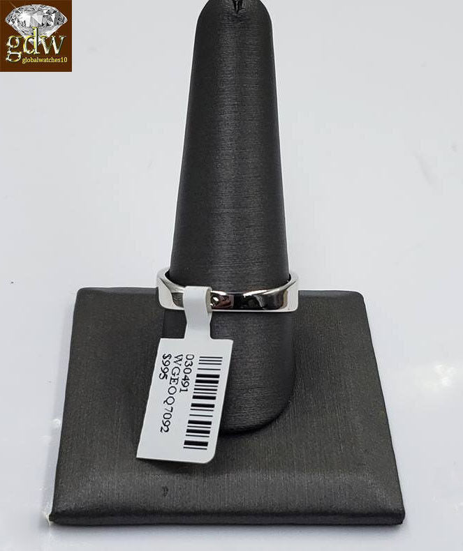 REAL 10k Gold REAL Diamond Wedding Anniversary Engagement Men Band Ring SIZE 11 - GoldenlinQ