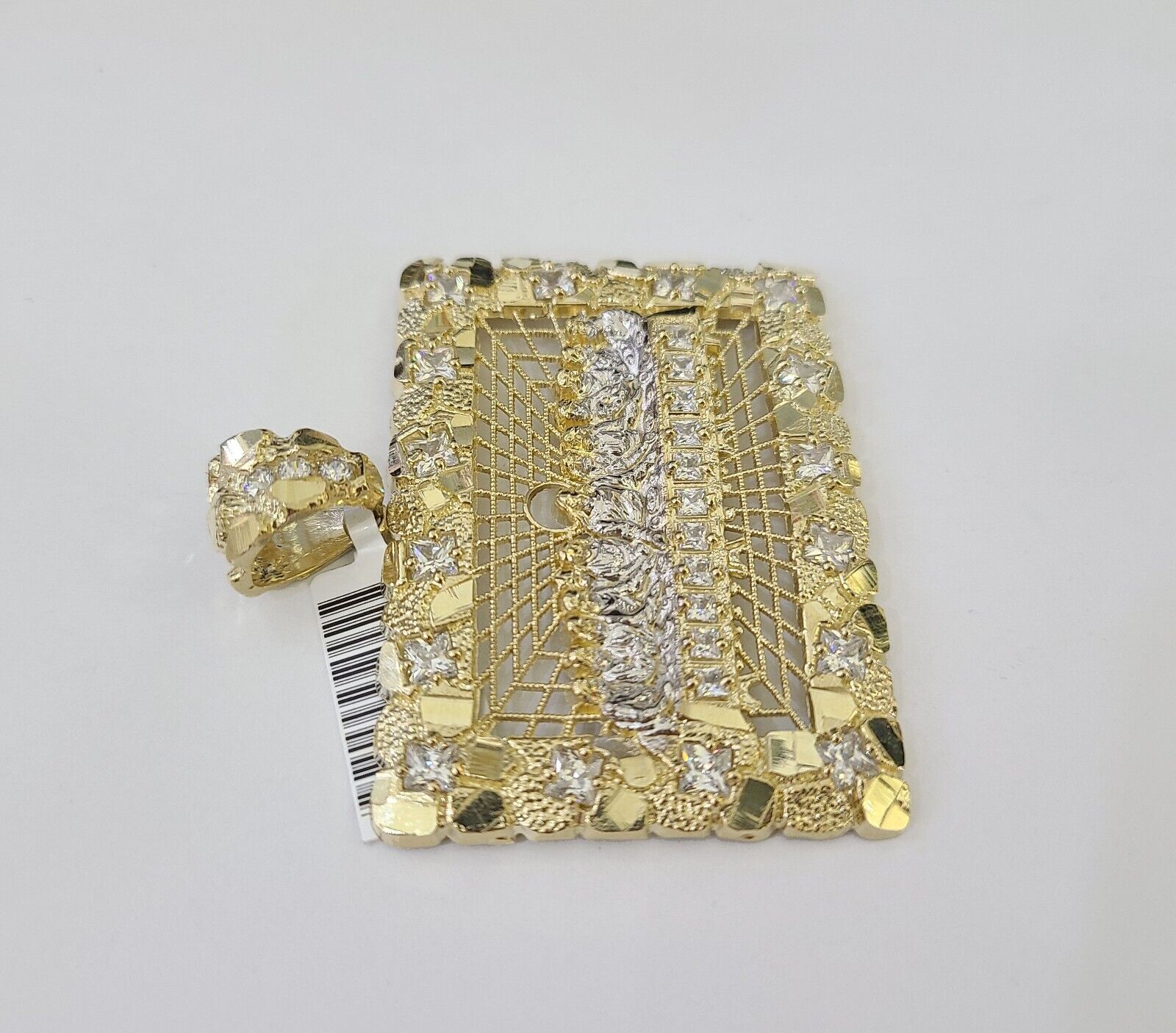 Real 10k Last Supper Pendant Charm Yellow Gold Genuine Mens Womens - GoldenlinQ