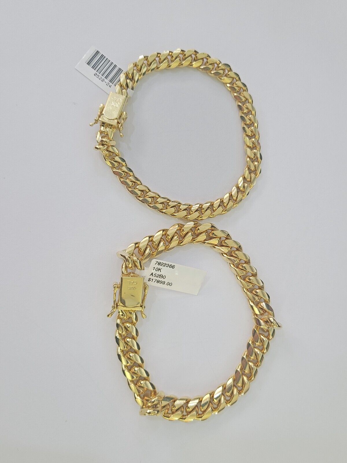 Real 10k Miami Cuban Bracelet Yellow Gold 6mm 9mm Men Women 7" 7.5" 8" 8.5" 9" - GoldenlinQ
