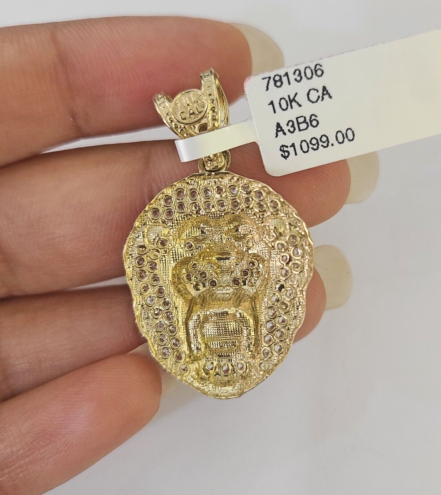 Real 10k Milano Rope Chain Roaring Lion Charm Necklace SET 3mm 18" 20" 22" 24" - GoldenlinQ