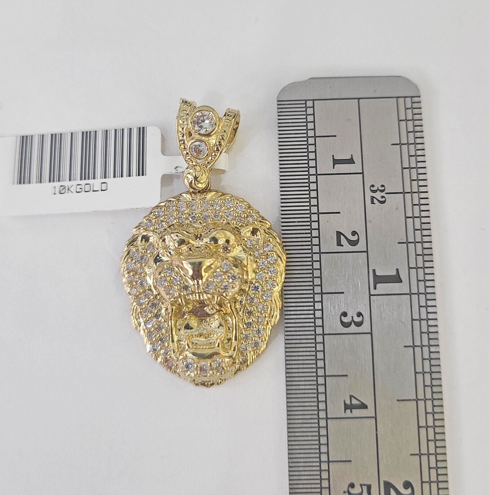 Real 10k Milano Rope Chain Roaring Lion Charm Necklace SET 3mm 18" 20" 22" 24" - GoldenlinQ