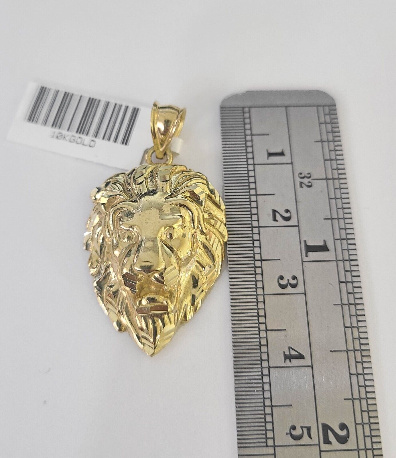 Real 10k Milano Rope Chain Roaring Lion Charm Necklace SET 3mm 18" 20" 22" 24" - GoldenlinQ