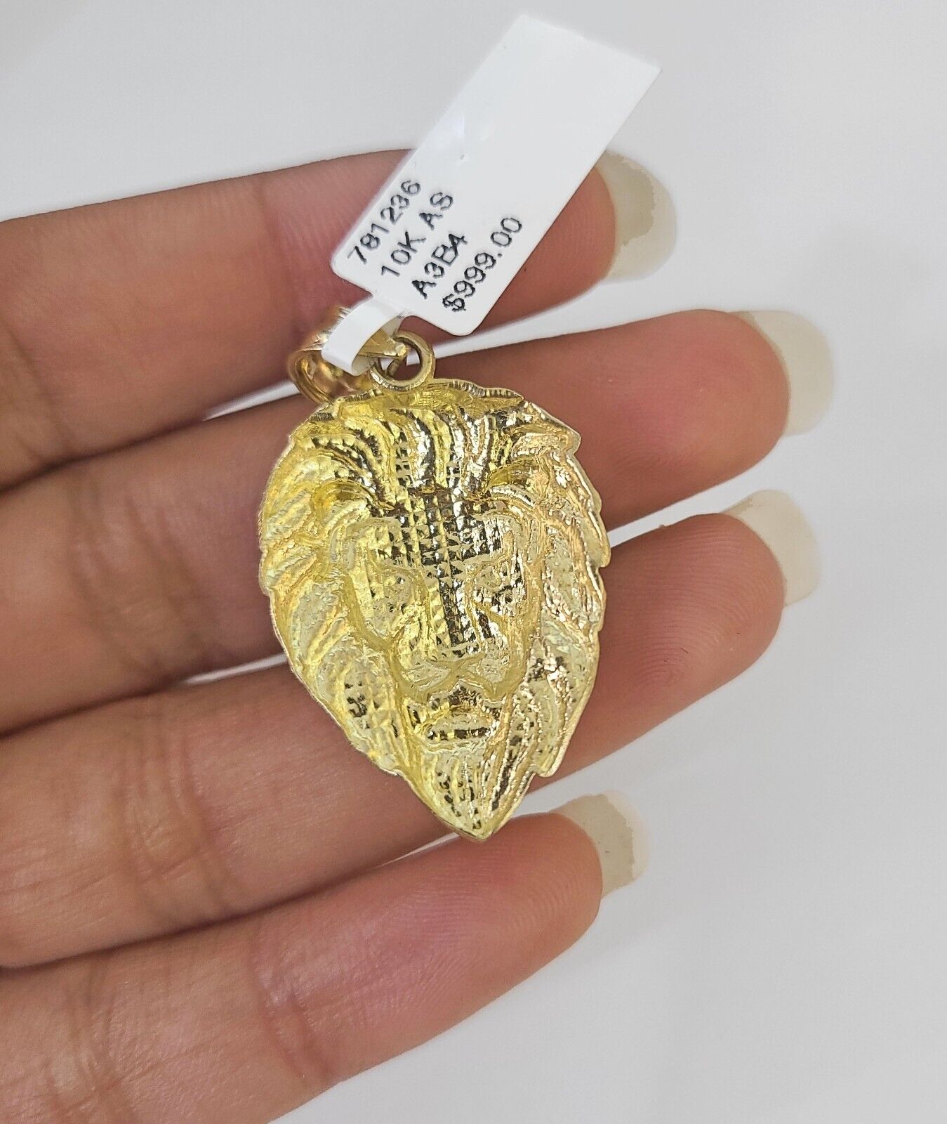 Real 10k Milano Rope Chain Roaring Lion Charm Necklace SET 3mm 18" 20" 22" 24" - GoldenlinQ