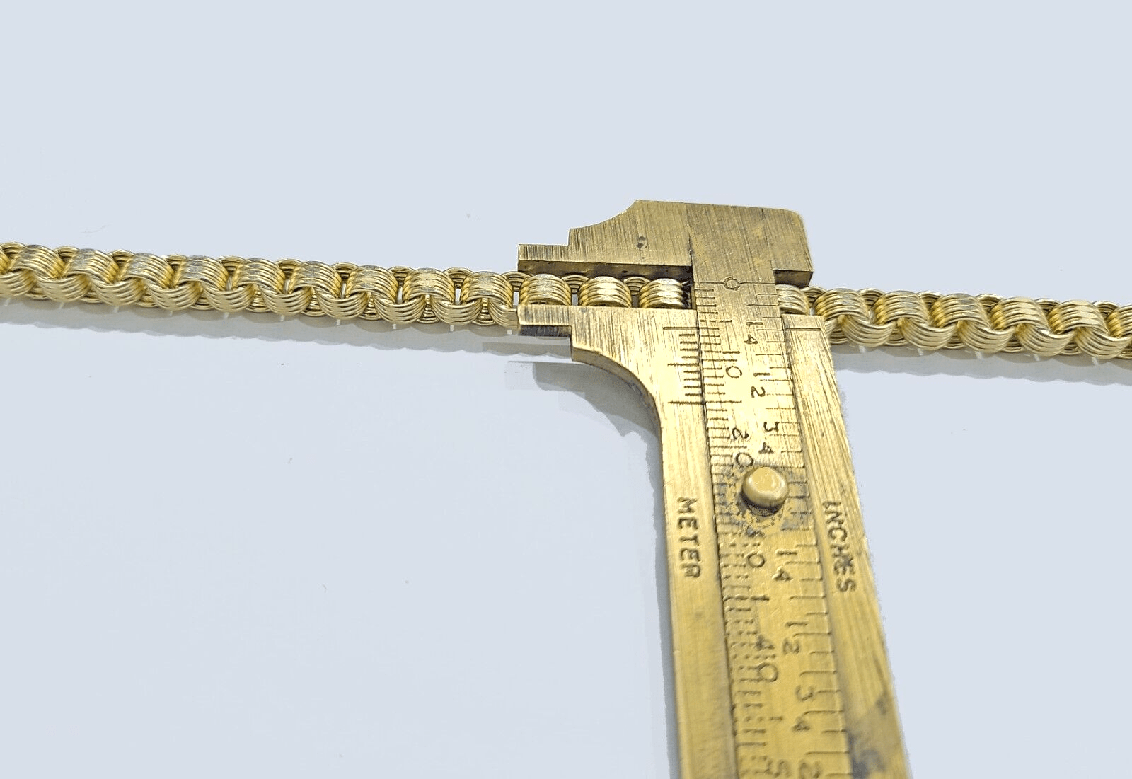 Real 10k Yellow Gold 5mm Box Byzantine Bracelet 8" inch 10kt Unisex Men Women - GoldenlinQ