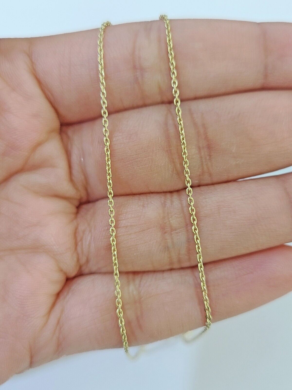 Real 10k Yellow Gold Butterfly Pendant Chain Necklace Set Women - GoldenlinQ