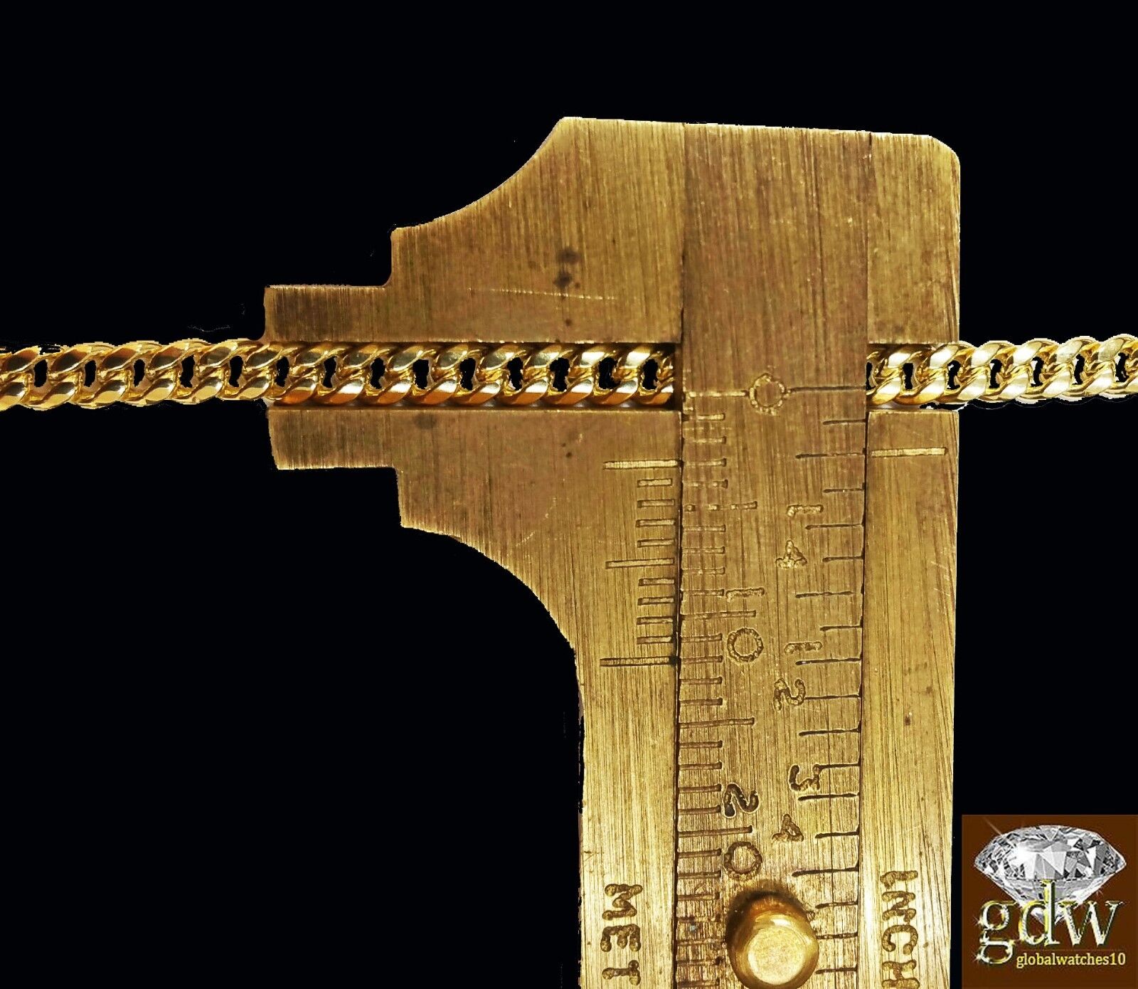 Real 10k Yellow Gold Cross Jesus Charm Pendant Miami Cuban 20" Necklace - GoldenlinQ