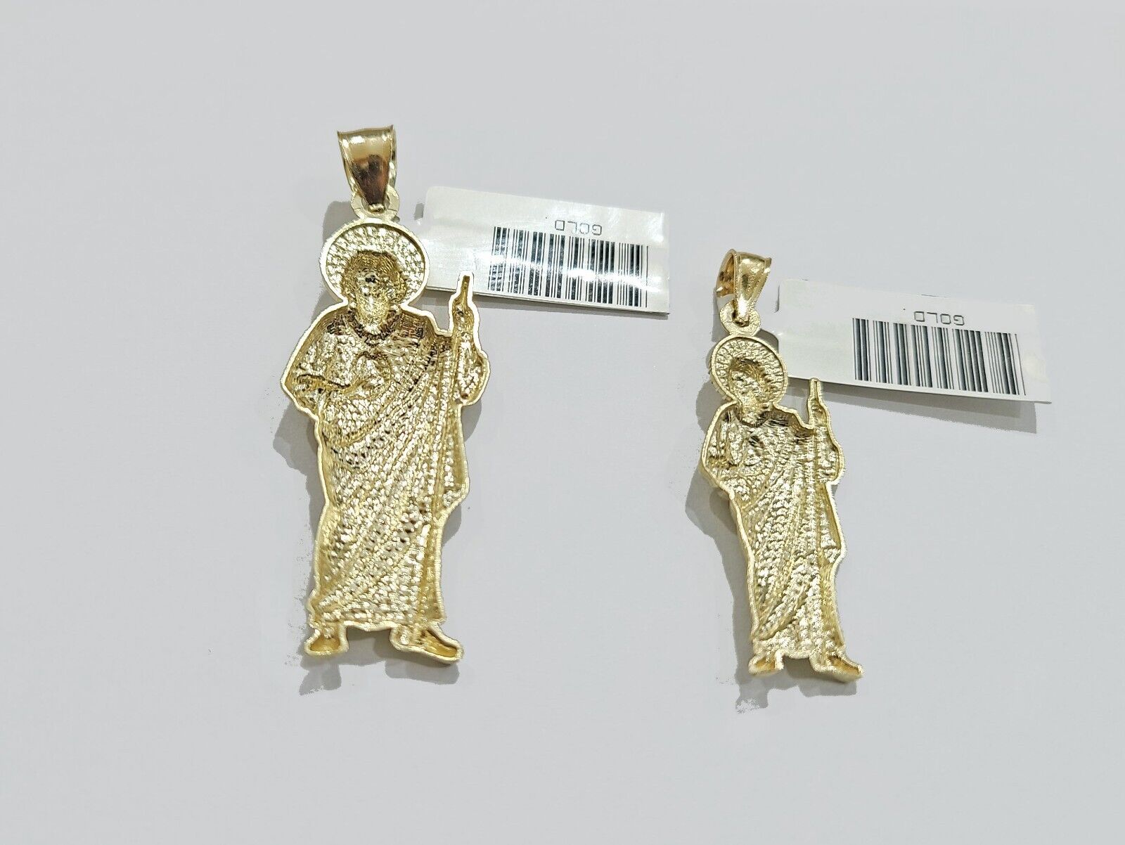 Real 10K Yellow Gold Juda Charm for 1 - 1.5'' inches Gold Pendant - GoldenlinQ
