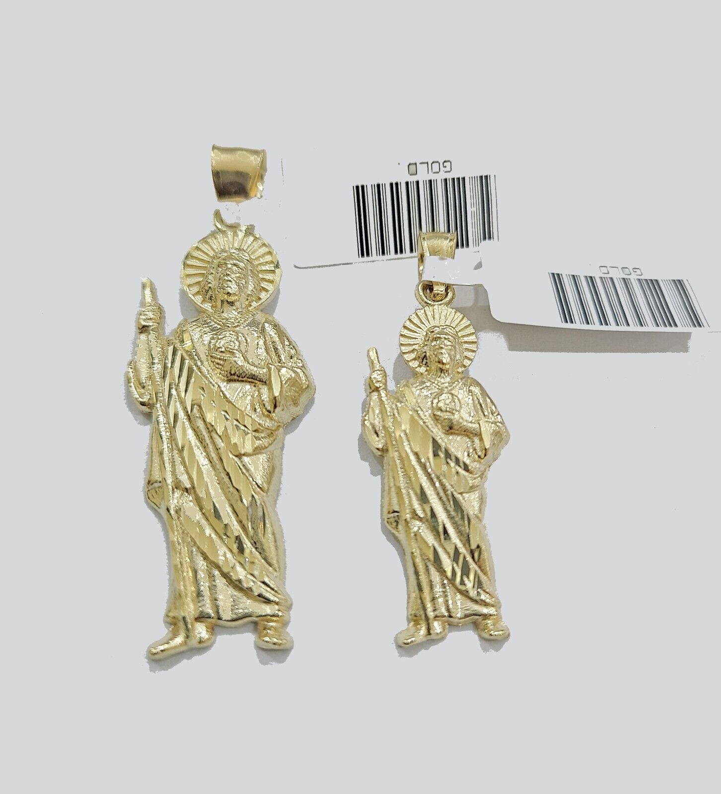 Real 10K Yellow Gold Juda Charm for 1 - 1.5'' inches Gold Pendant - GoldenlinQ