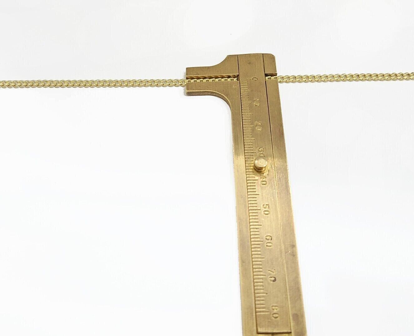 Real 10K Yellow Gold Miami Cuban Chain 3mm Necklace 18 - 30'' Inches Lobster 10kt - GoldenlinQ