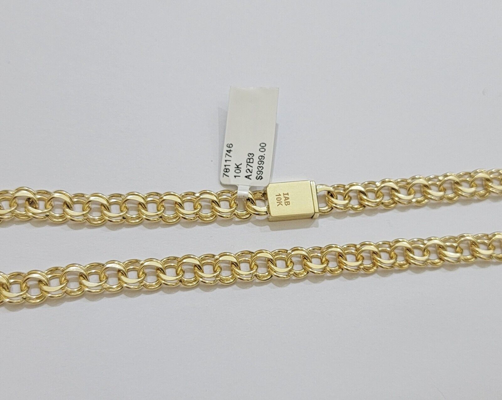 Real 10k Yellow Gold Necklace Chain Chino Link 6mm SOLID 18 - 26 Inch Mens 10Kt - GoldenlinQ