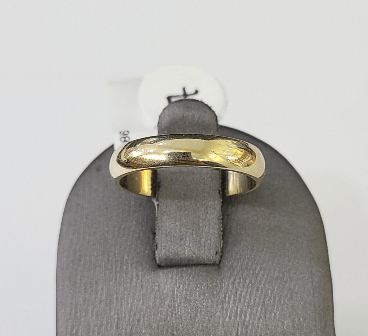 Real 10k Yellow Gold Ring Band Wedding Engagement Size 7 Women Ring - GoldenlinQ