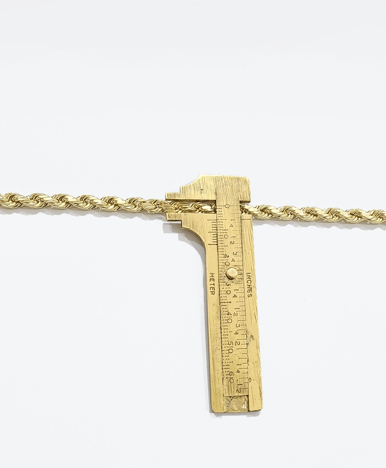 Real 10k Yellow Gold Rope Chain 28'' Necklace Lion Head Charm Diamond Pendant - GoldenlinQ