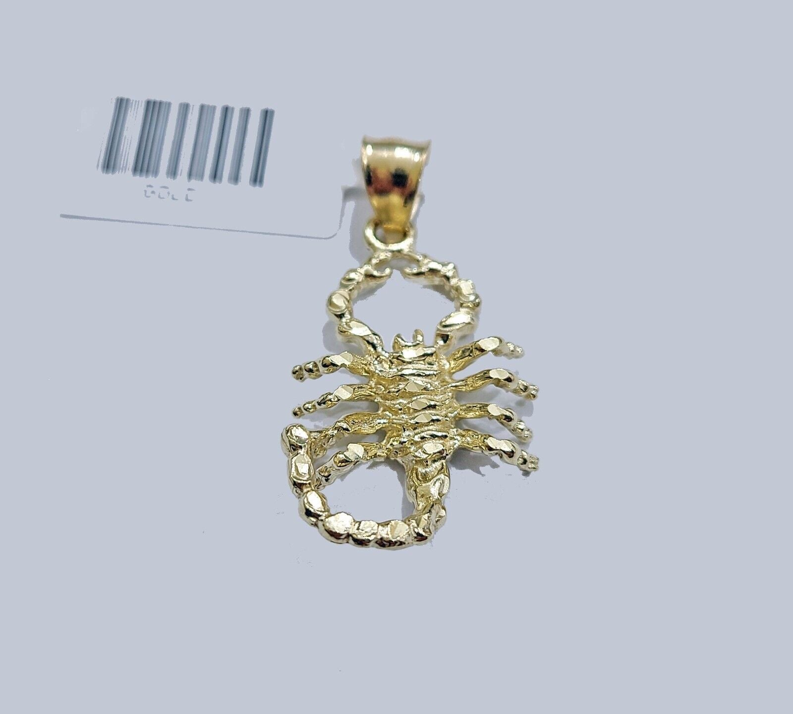 Real 10k Yellow Gold Scorpio Charm Pendant 10kt for Chain - GoldenlinQ