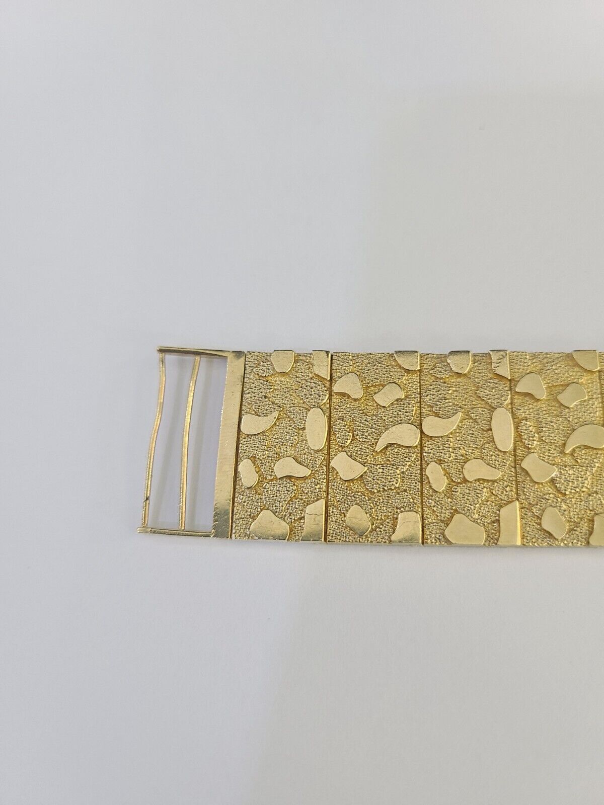 Real 10K Yellow Gold Watch Nugget Style For Men's Genuine 10kt Gold - GoldenlinQ