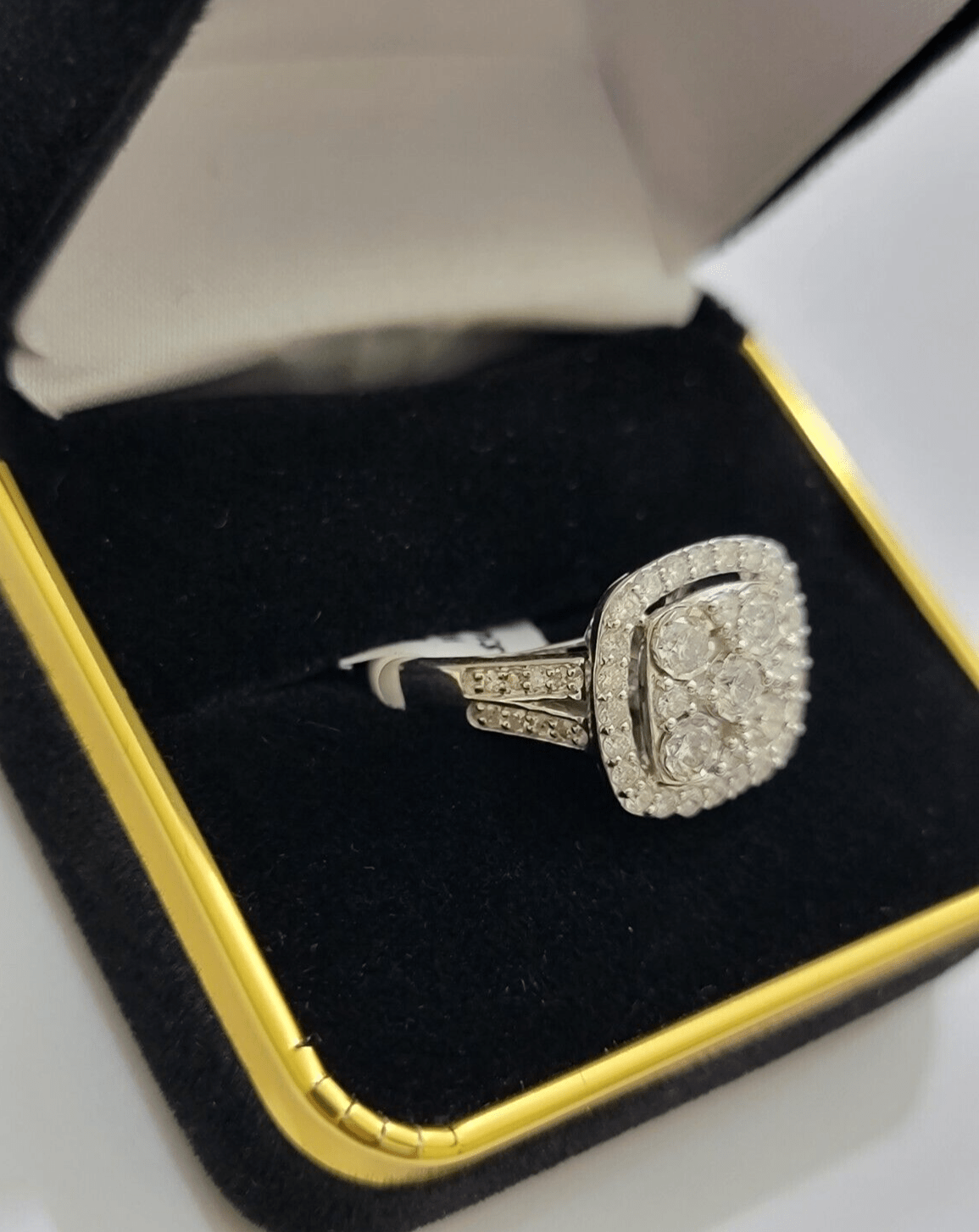 Real 10kt Gold 1CT Diamond Ring Women Band Natural Genuine Band Wedding 10k SALE - GoldenlinQ