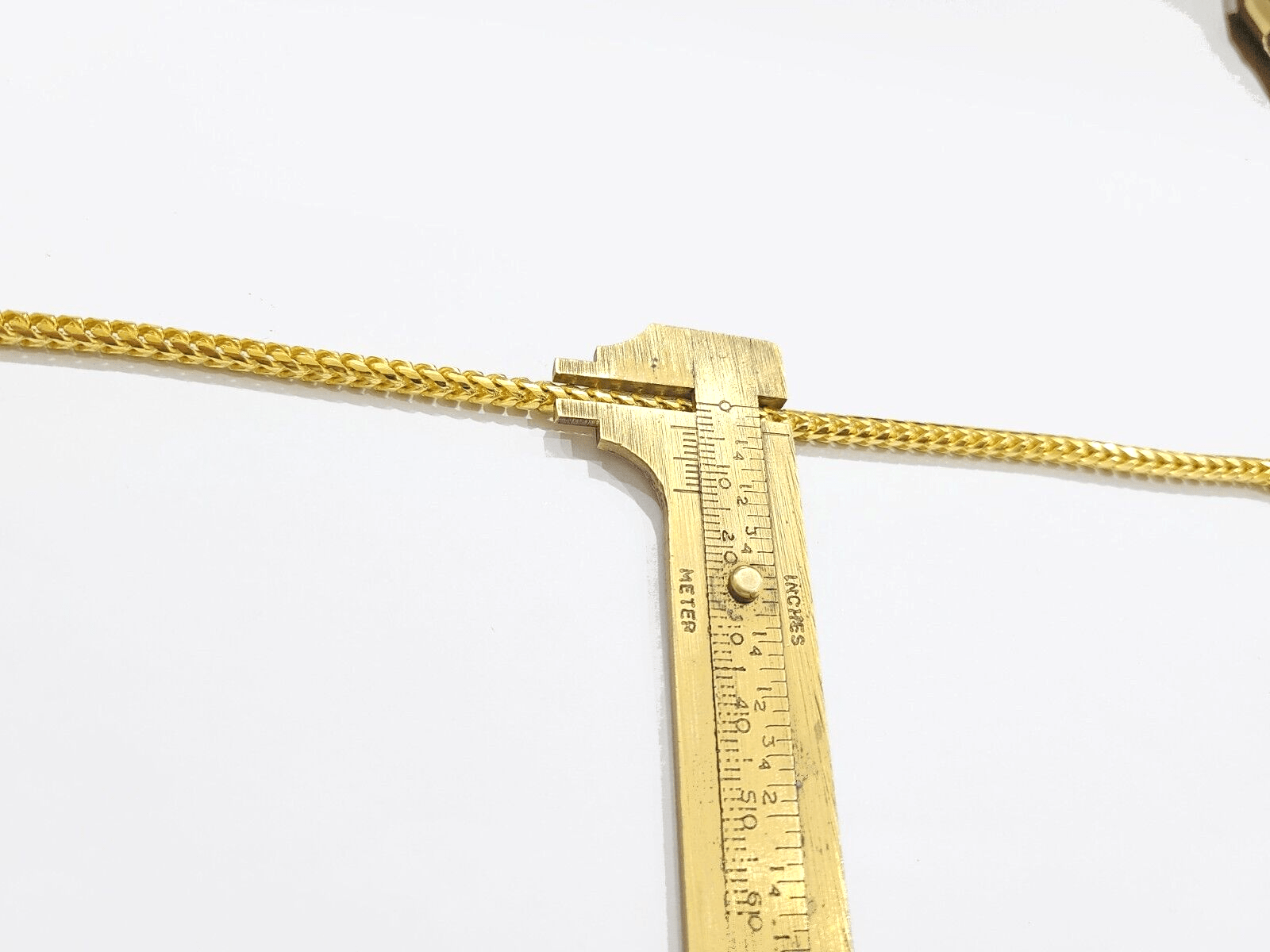 Real 10kt Solid Yellow Gold Franco Bracelet Unisex 8'' Inches 4mm - GoldenlinQ