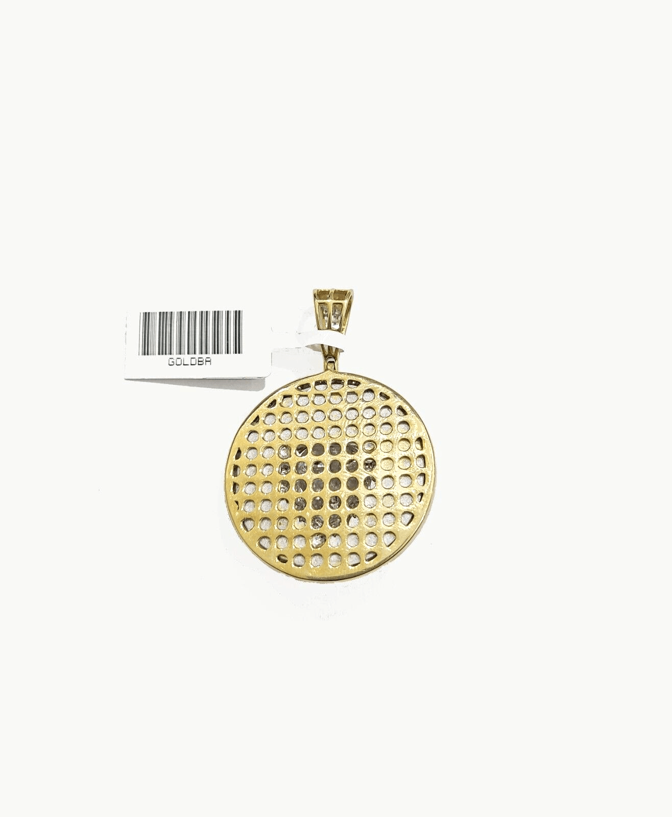 Real 10kt Yellow Gold Lion Head Pendant Diamond Charm for Necklace and Chain - GoldenlinQ