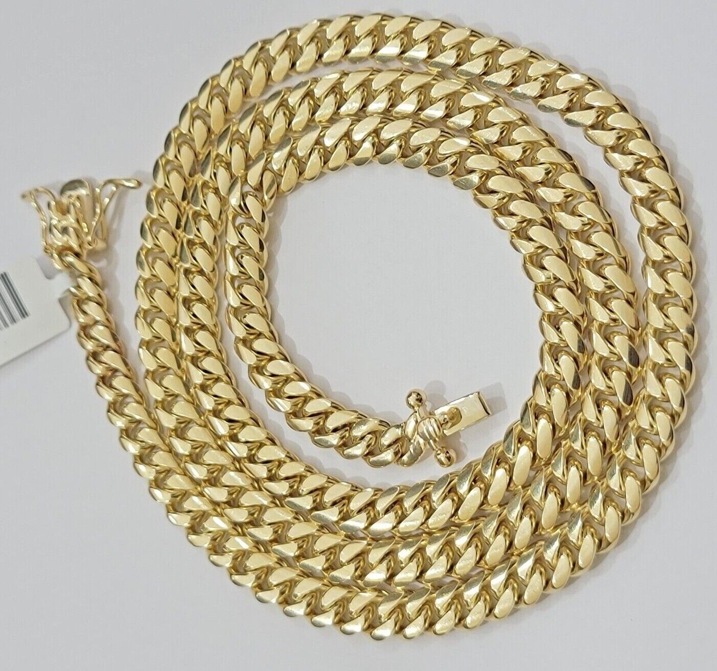 Real 14k Gold Chain 6mm Miami Cuban Link 20" 22" 24" 26" 28 Inch Necklace SOLID - GoldenlinQ