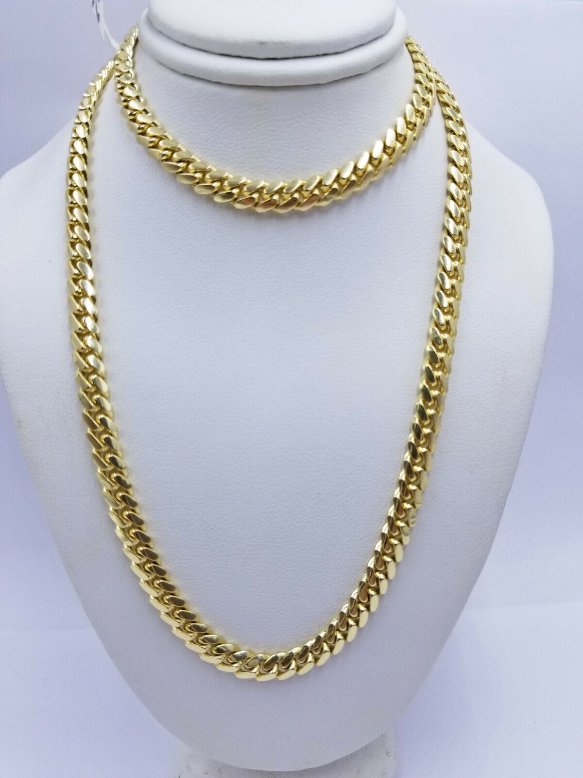 Real 14k Gold Chain 6mm Miami Cuban Link Necklace 22 Inch Men Women REAL SOLID - GoldenlinQ