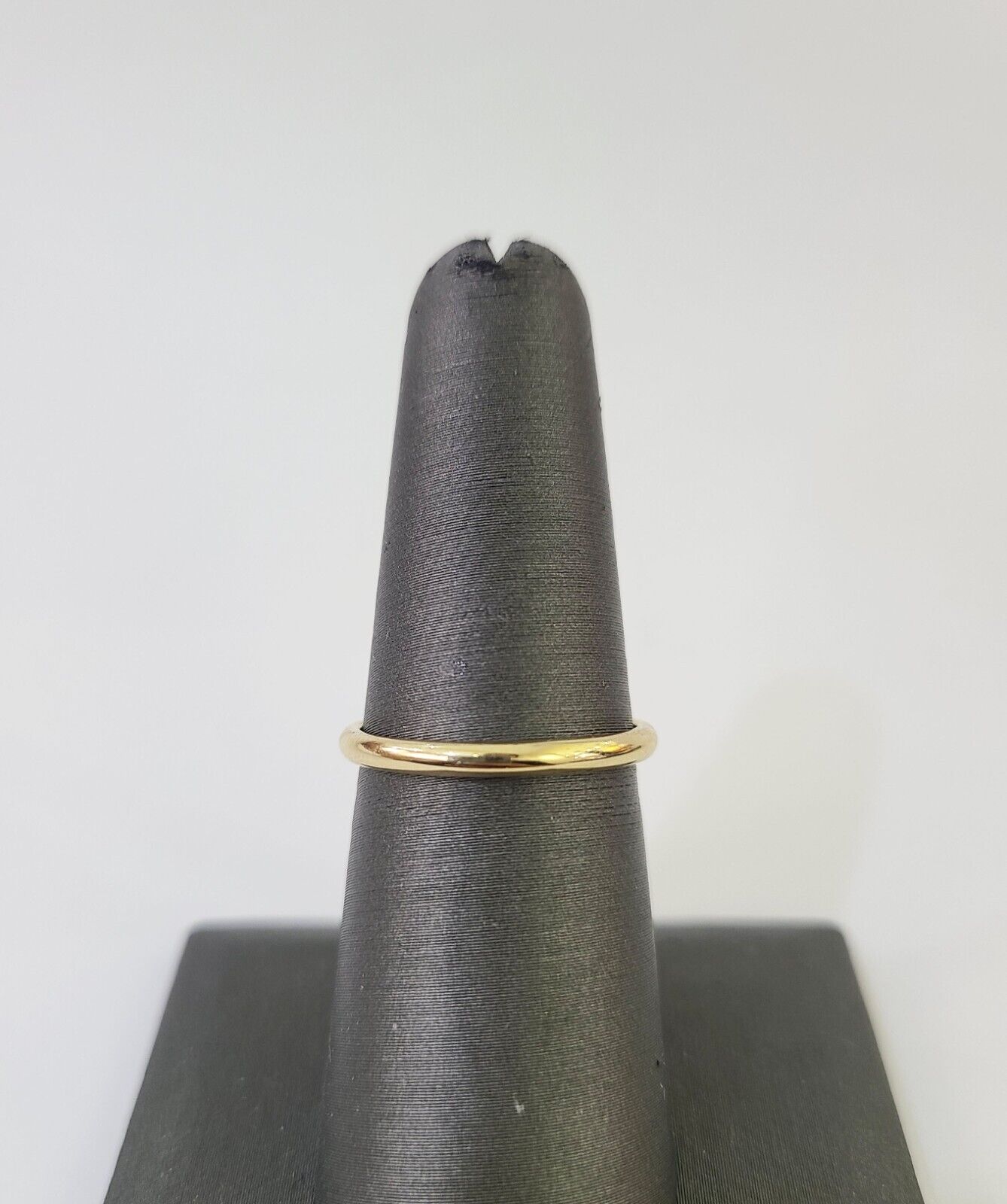 Real 14k Ring Wedding Band Yellow Gold Women Casual 14kt - GoldenlinQ