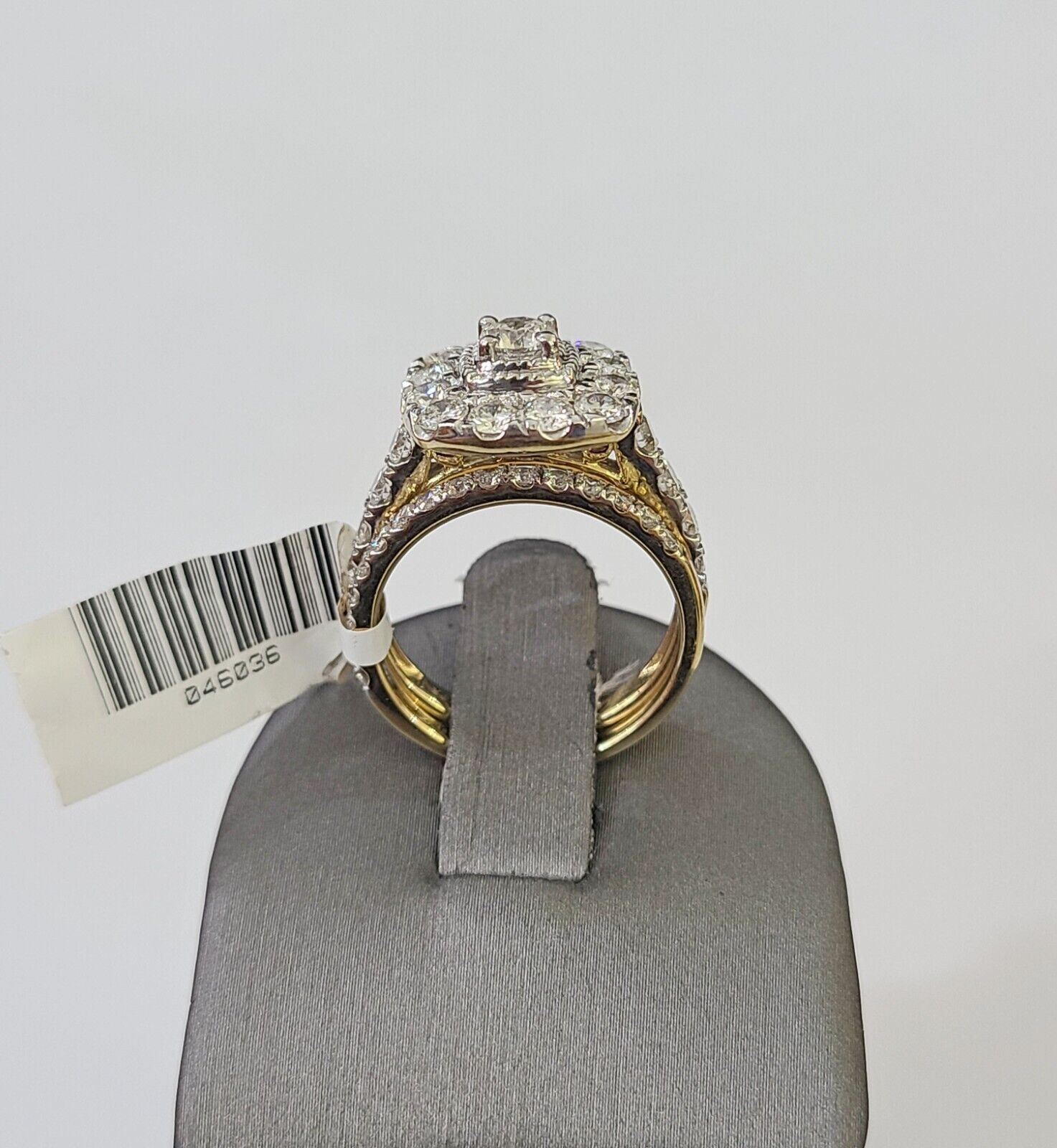 Real 14k Yellow Gold Diamond Ladies Ring Women Engagement Wedding - GoldenlinQ