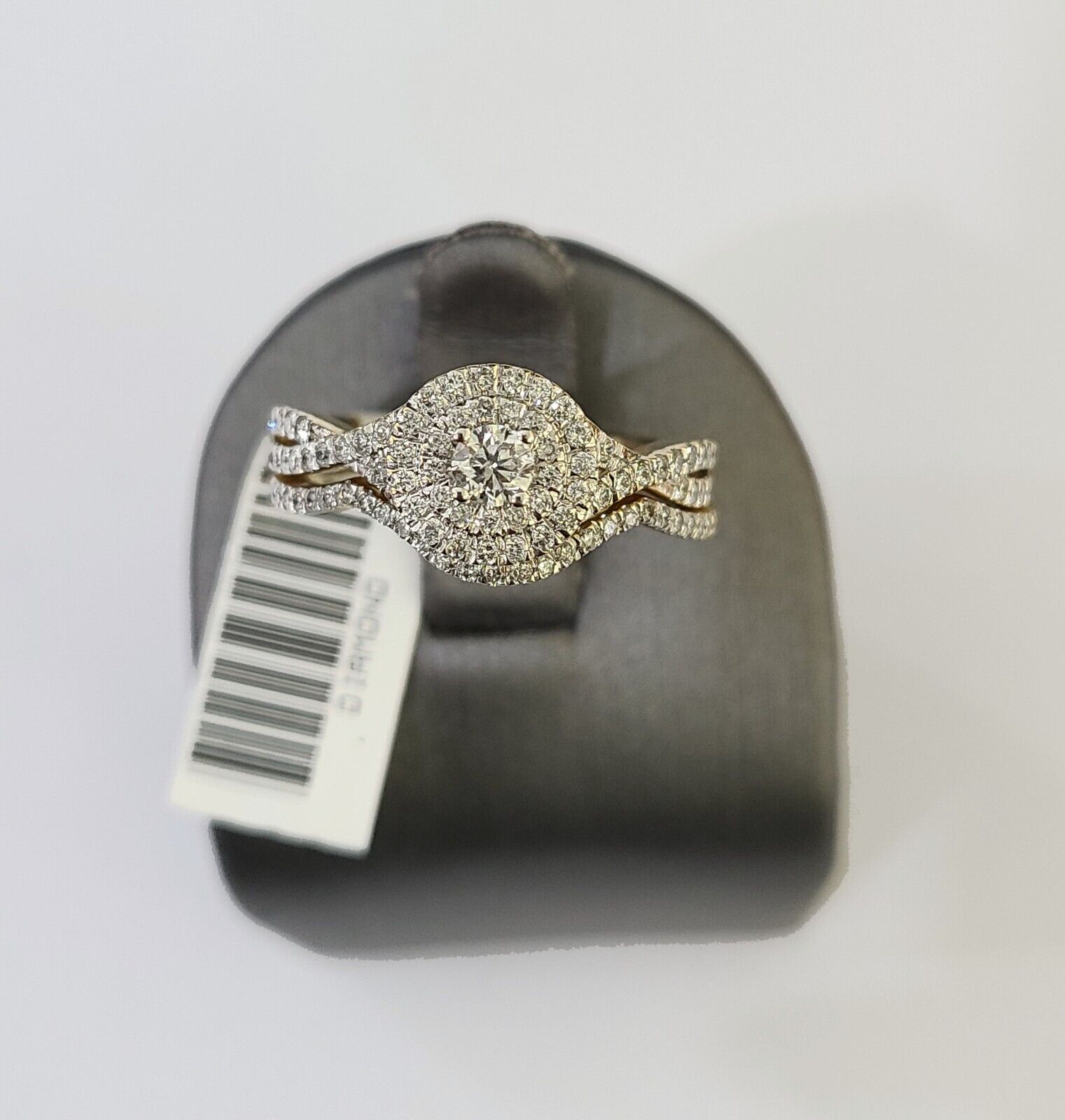 Real 14k Yellow Gold Diamond Ladies Ring Women Engagement Wedding - GoldenlinQ