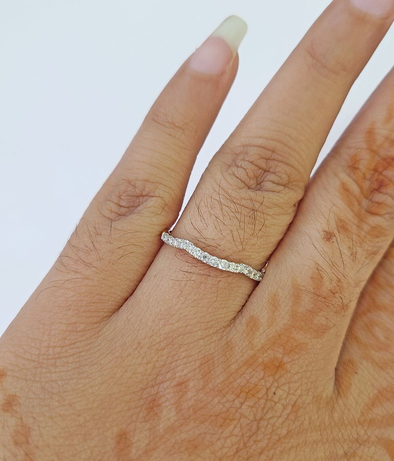 Real 14k Yellow Gold Diamond Ladies Ring Women Engagement Wedding - GoldenlinQ