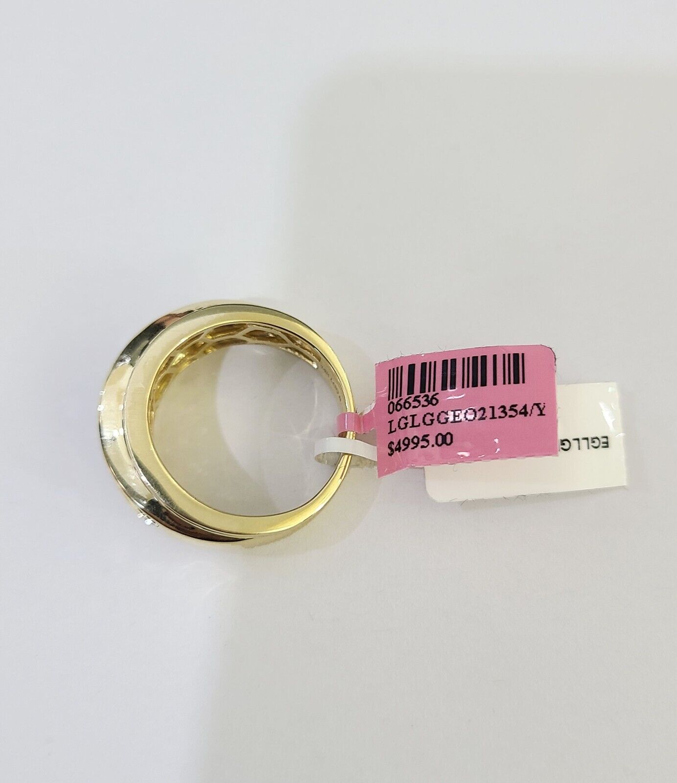 Real 14k Yellow Gold Diamond Ring Lab Created Mens Engagement Wedding Male - GoldenlinQ