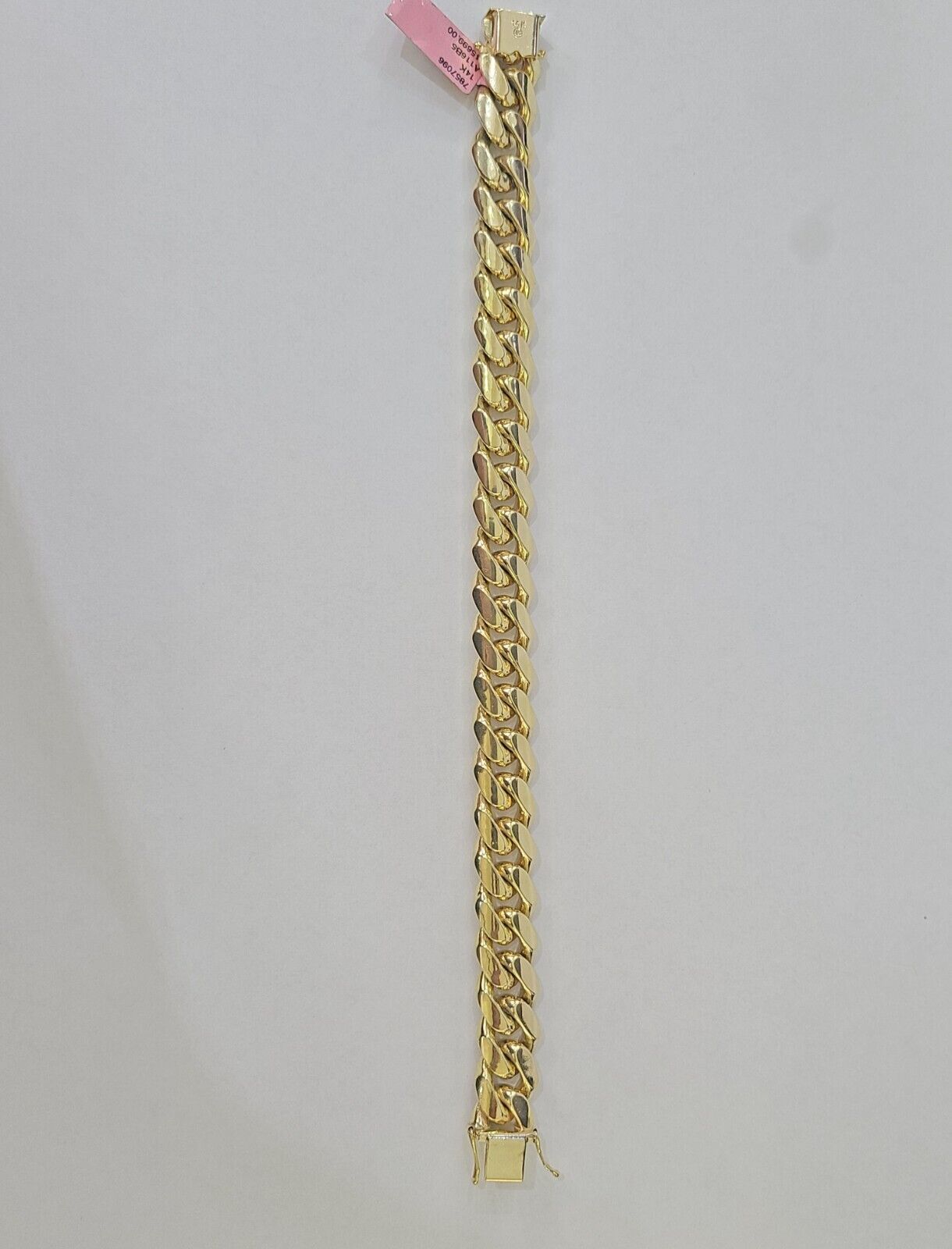 Real 14k Yellow Gold Miami Cuban link Bracelet 13mm 7.5" - 9" Inch Solid - GoldenlinQ