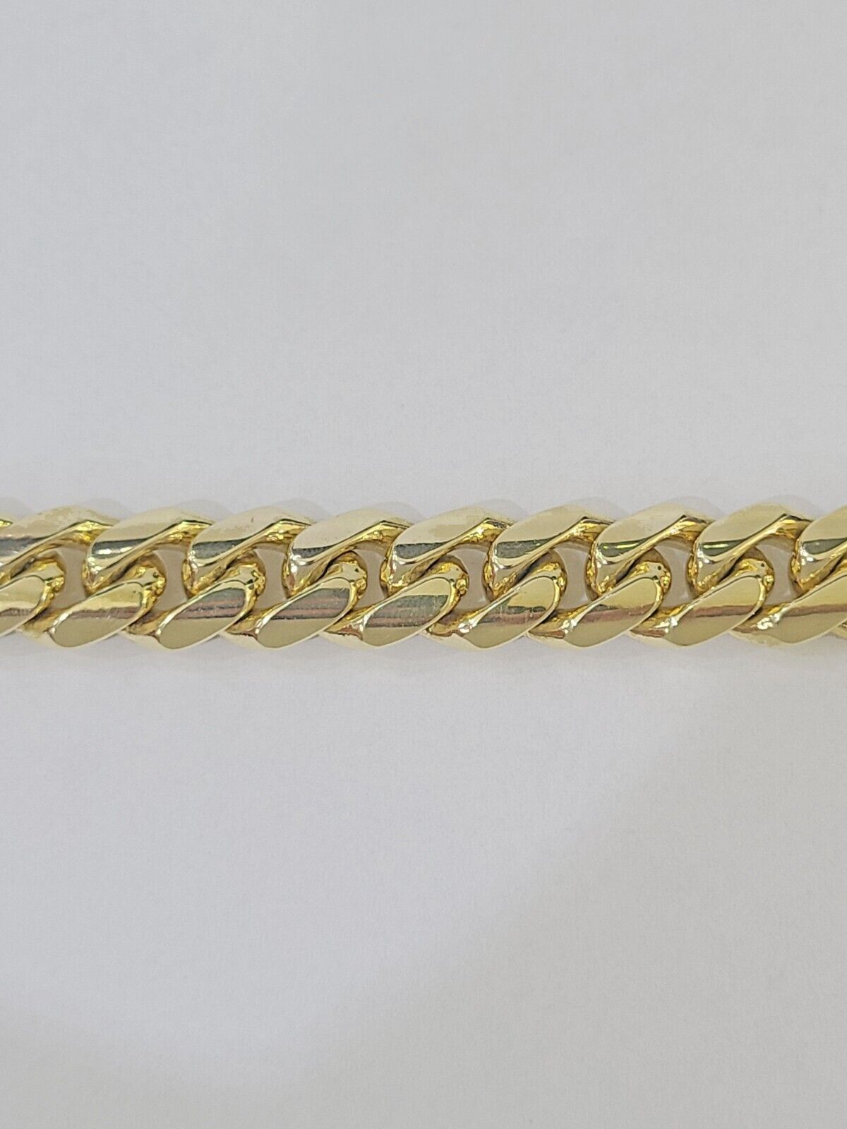 Real 14k Yellow Gold Miami Cuban link Bracelet 13mm 7.5" - 9" Inch Solid - GoldenlinQ