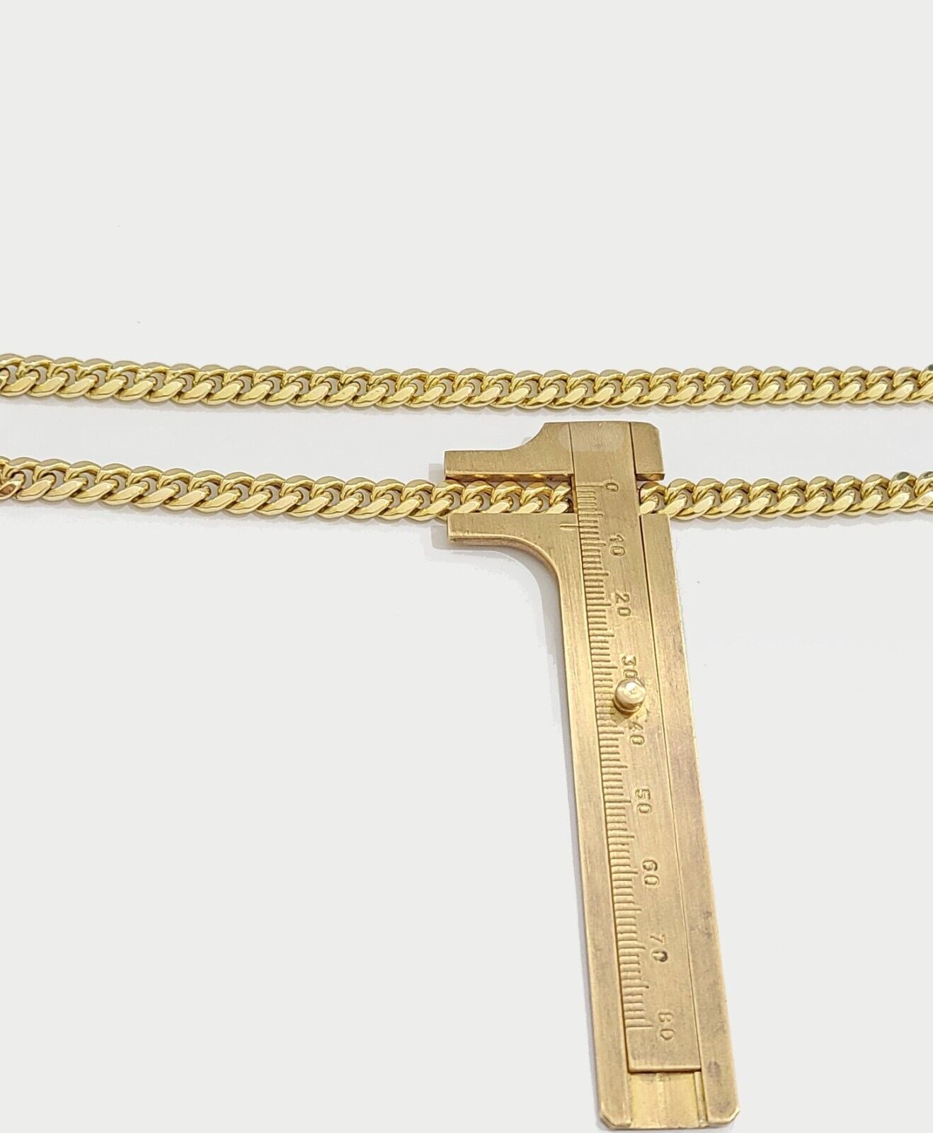 Real 14k Yellow Gold Miami Cuban Link Chain 7mm 26" Necklace Box Lock - GoldenlinQ